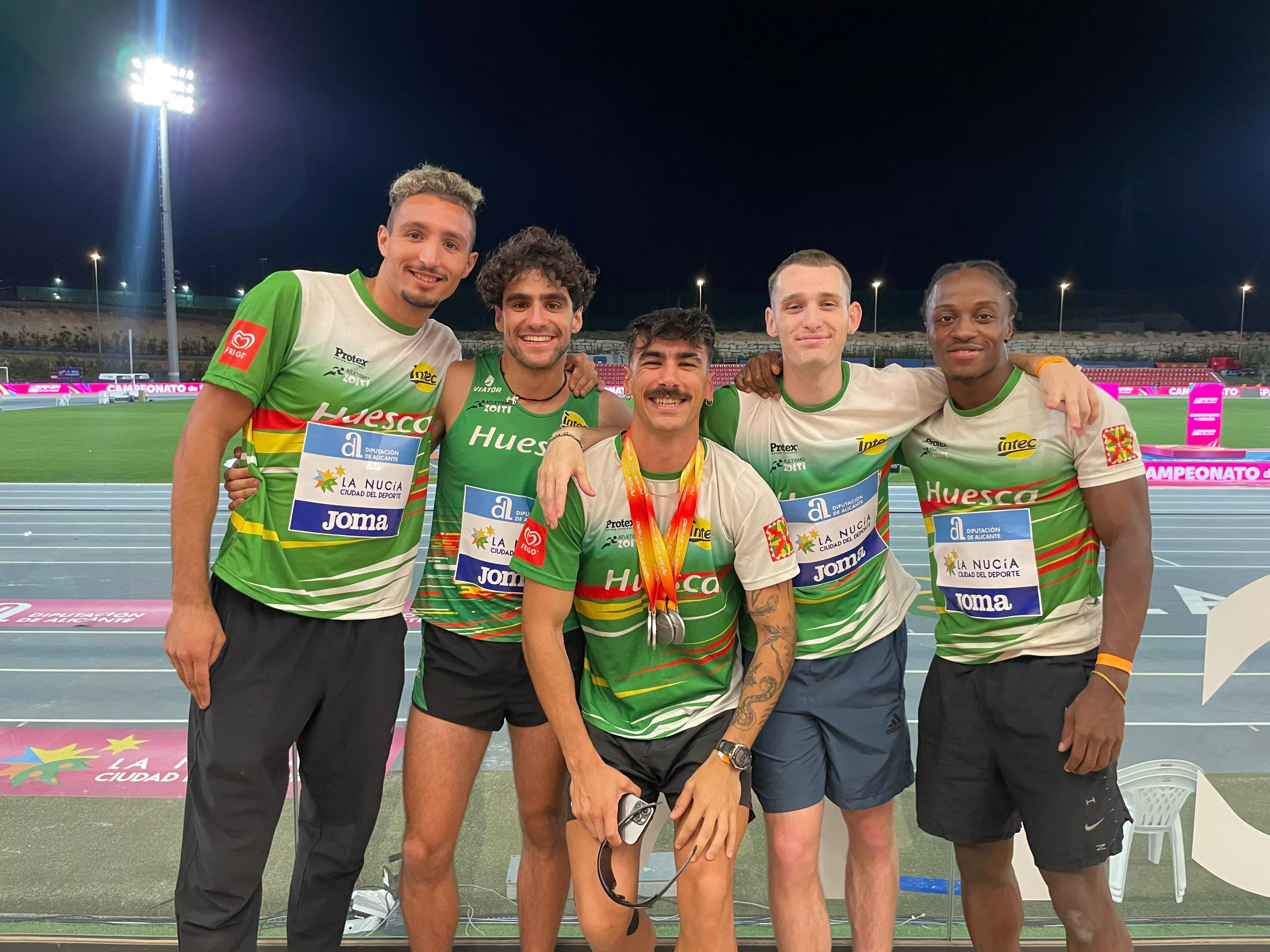 Campeonato de España, relevo 4x400 Intec-Zoiti