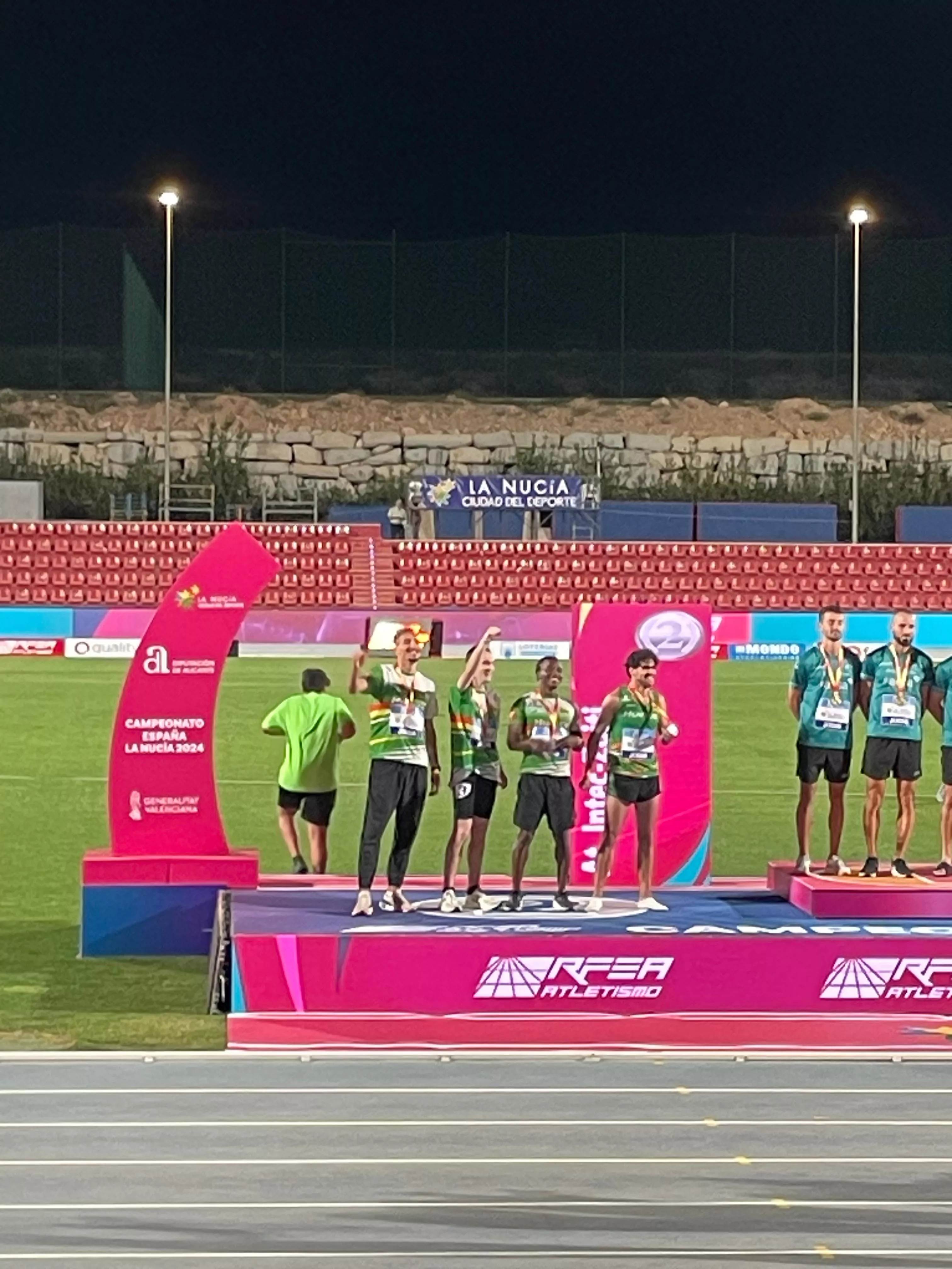 Campeonato de España, relevo 4x400 Intec-Zoiti