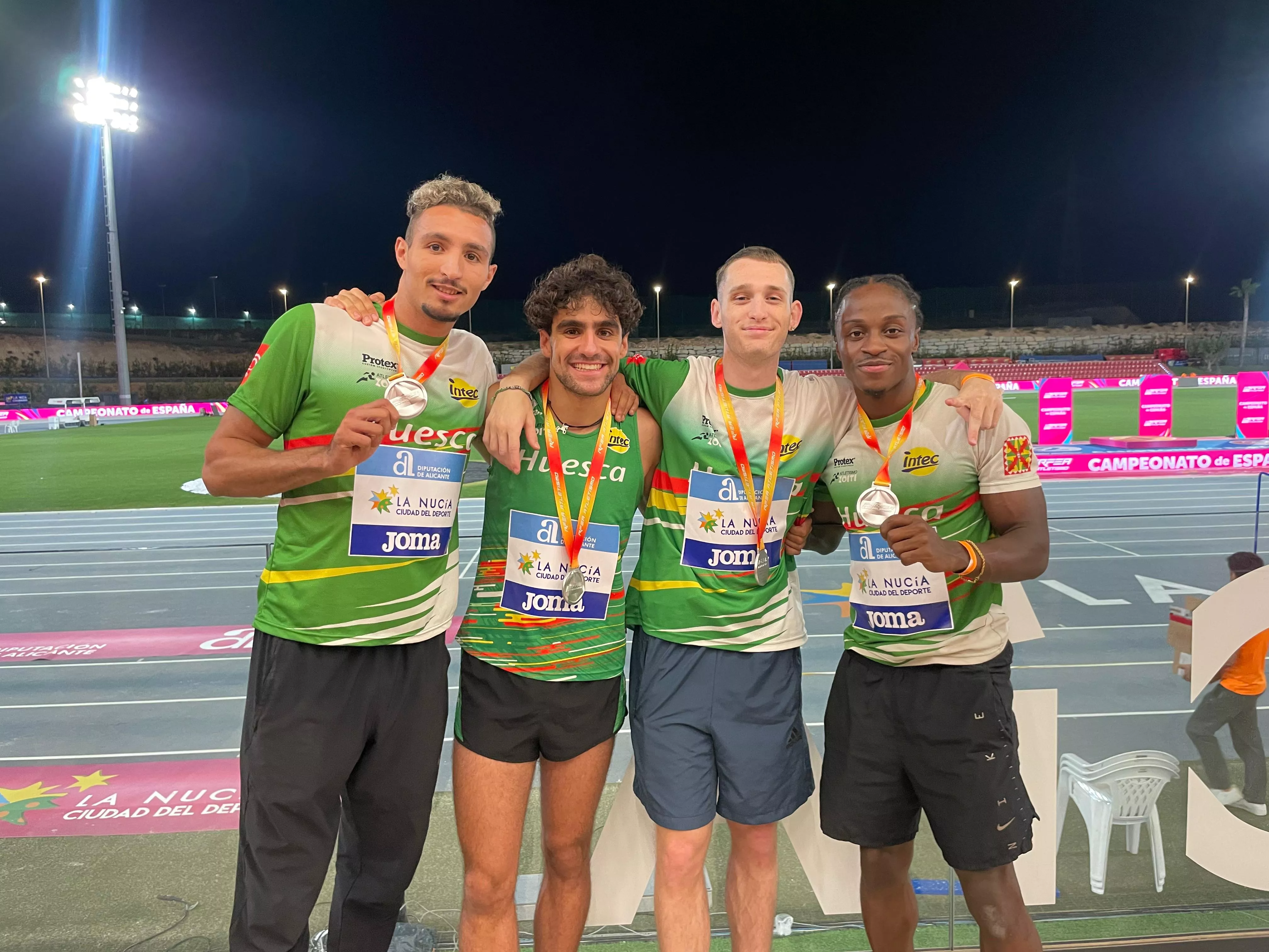 Campeonato de España, relevo 4x400 Intec-Zoiti