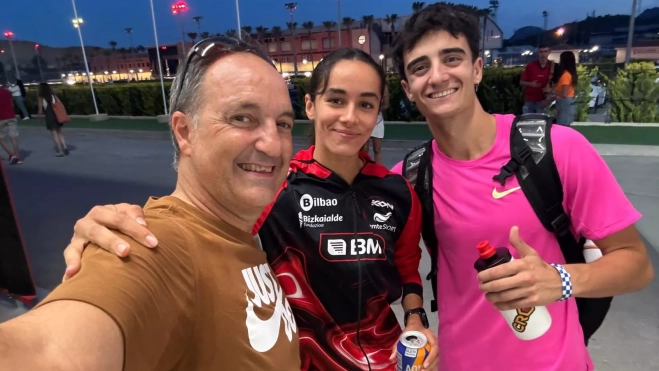 Phondy con Naima Ait y Pol Oriach Phondy con Naima Ait y Pol Oriach