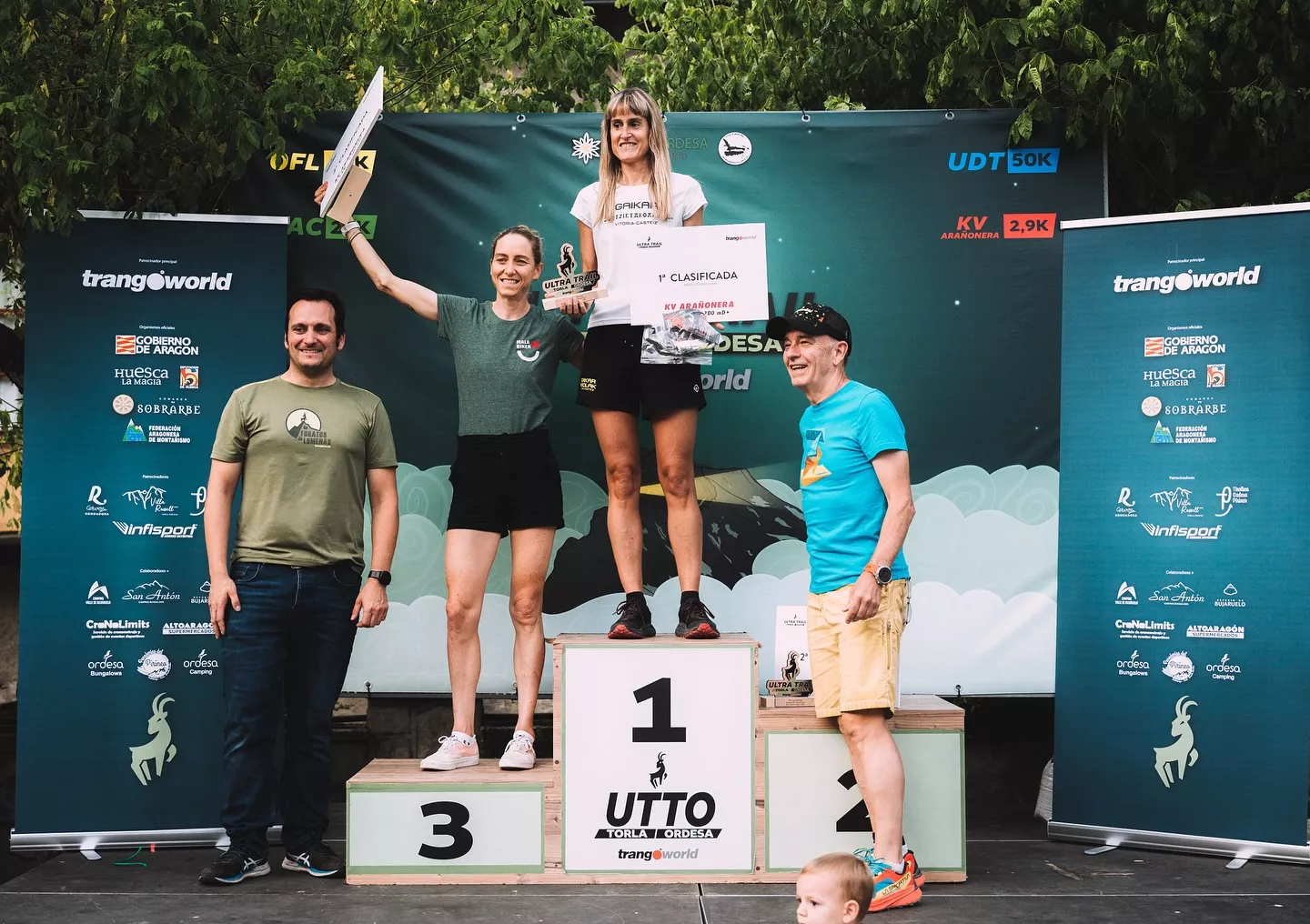 KV Arañonera podio femenino