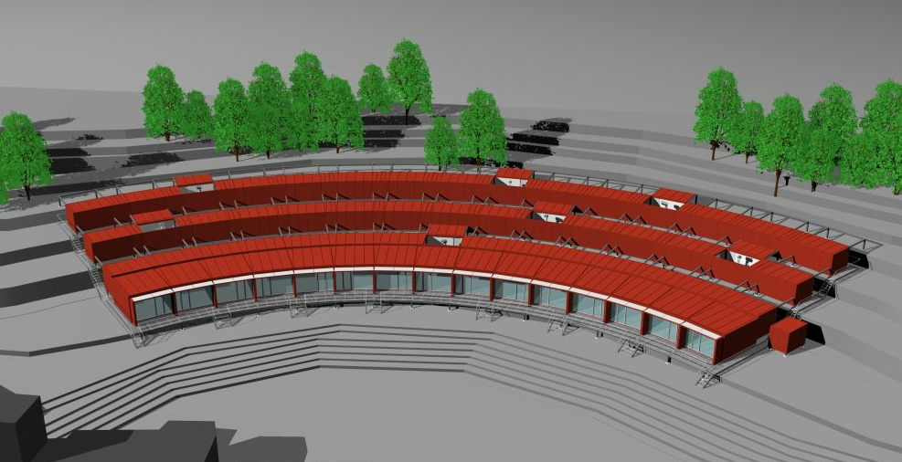 Recreación del resultado del proyecto Ciudad de las Estrellas Recreación del resultado del proyecto Ciudad de las Estrellas