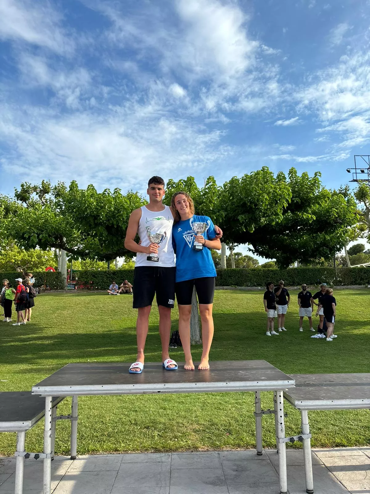 Nico Barrio mejor nadador