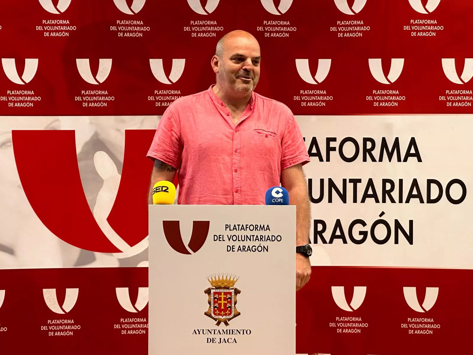 Presentación del acuerdo Ayuntamiento de Jaca-Plataforma del Voluntariado
