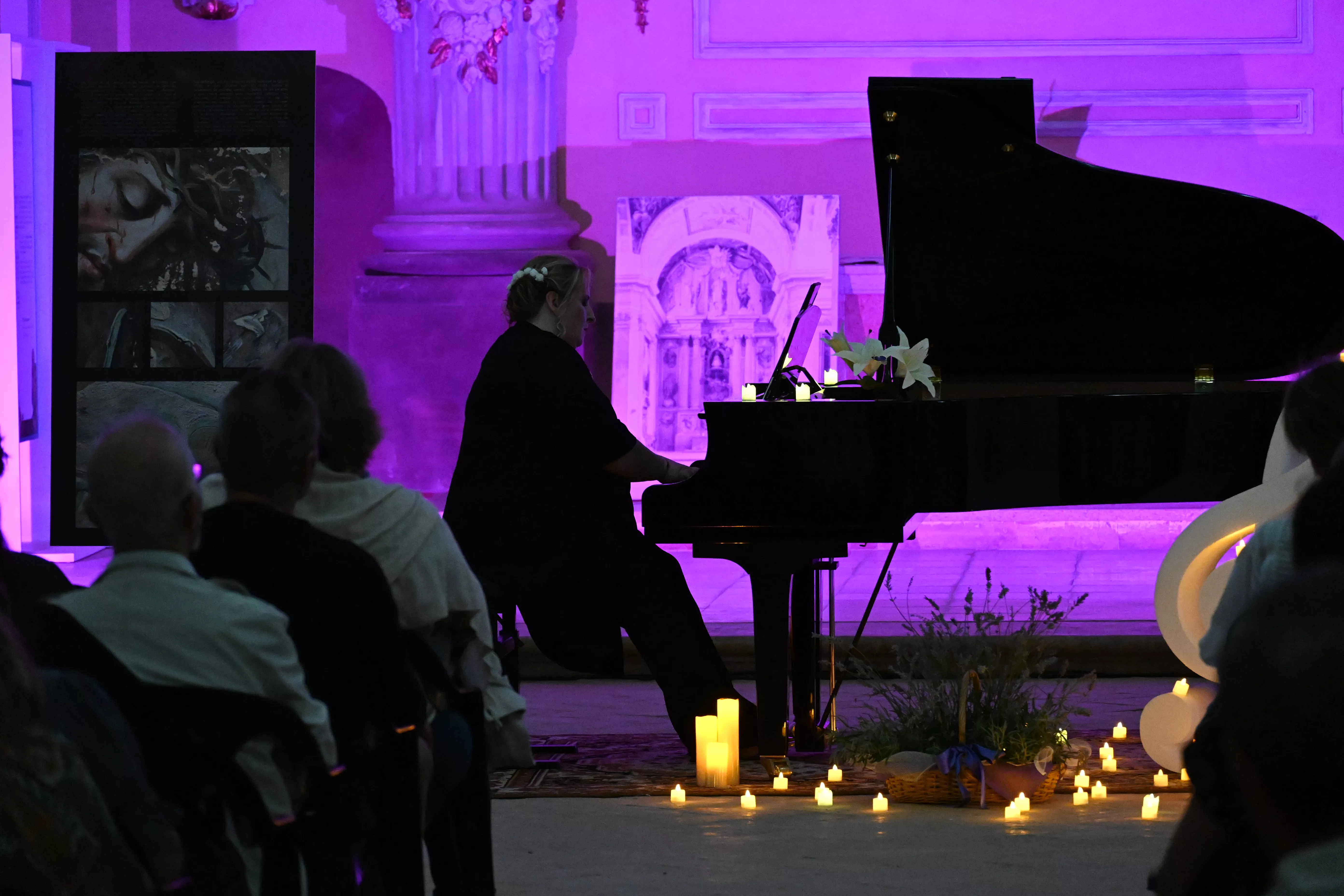 Nati Ballarín en la Cartuja de las Fuentes.  Foto Carlos Jalle 