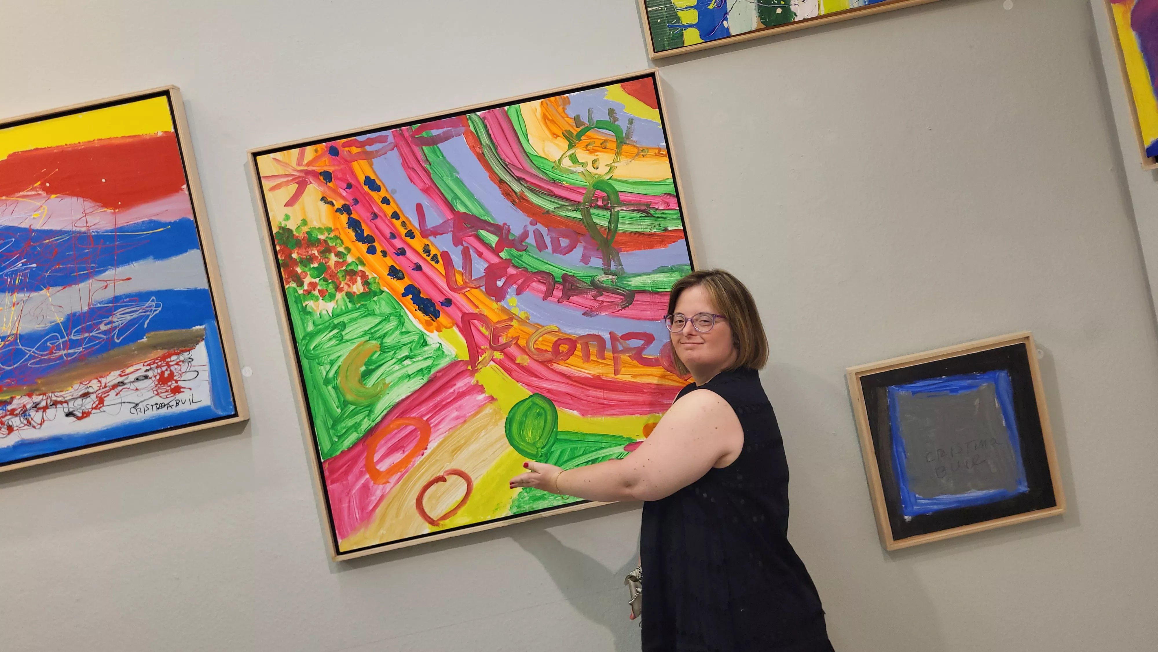 Exposición “Alma y Amor” de Cristina Buil, artista del Grupo ZehBRA de Valentia. Foto Mercedes Manterola