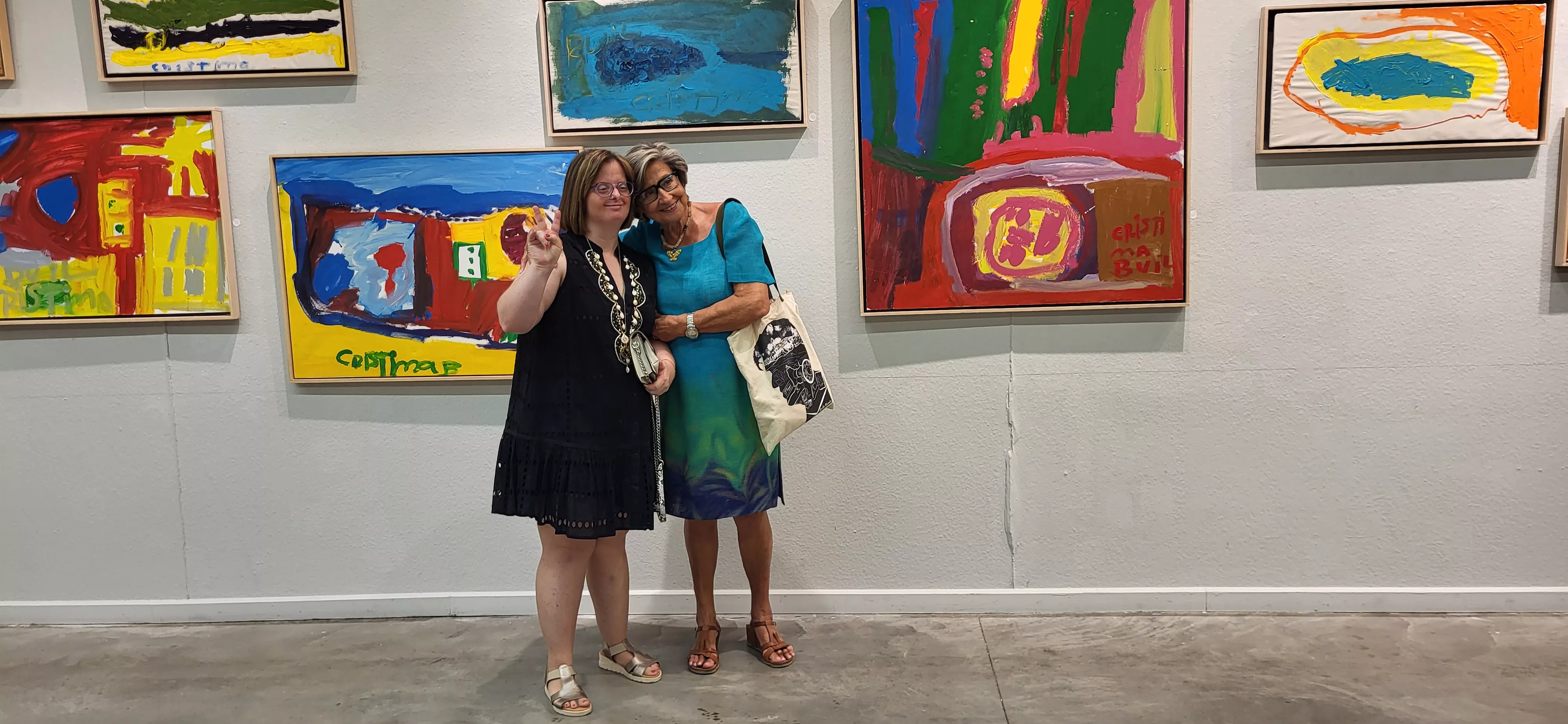 Exposición “Alma y Amor” de Cristina Buil, artista del Grupo ZehBRA de Valentia. Foto Mercedes Manterola