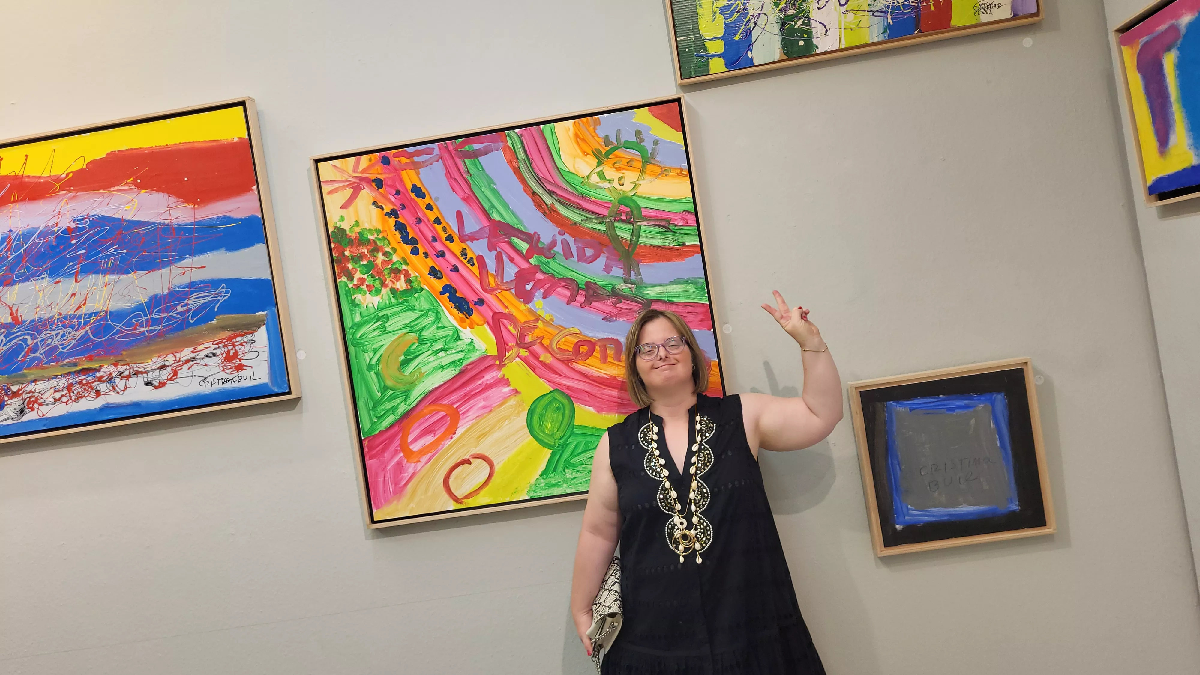 Exposición “Alma y Amor” de Cristina Buil, artista del Grupo ZehBRA de Valentia. Foto Mercedes Manterola