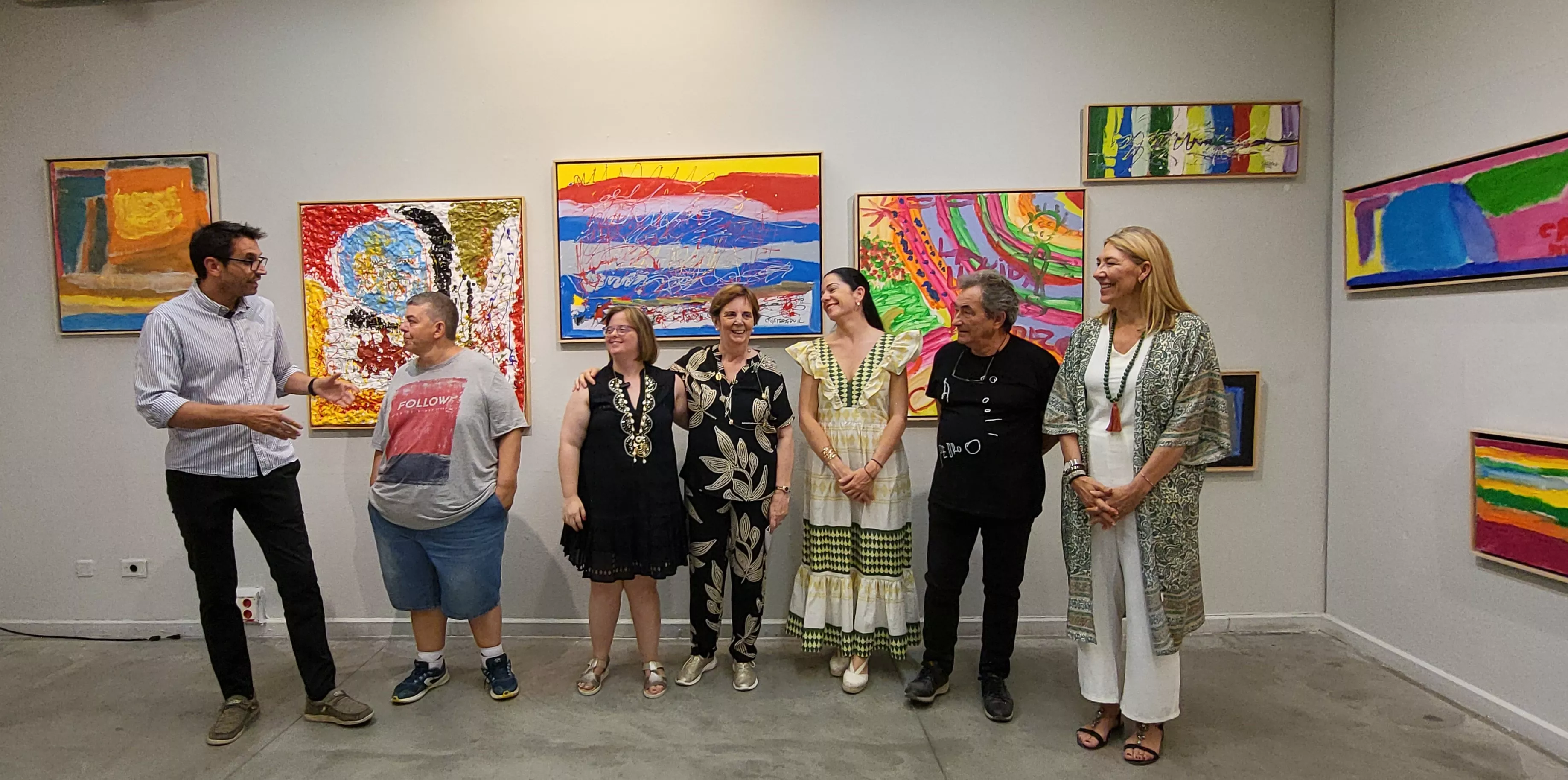 Exposición “Alma y Amor” de Cristina Buil, artista del Grupo ZehBRA de Valentia. Foto Mercedes Manterola