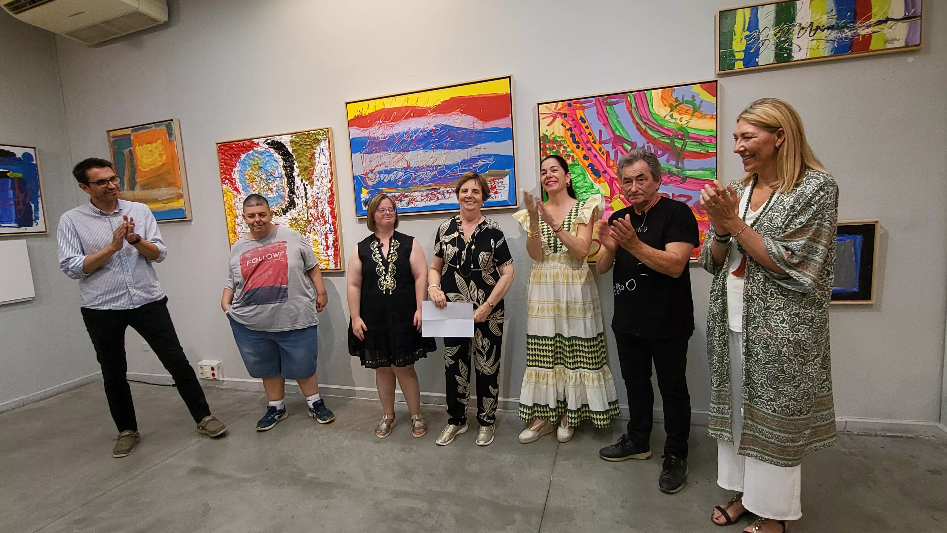 Exposición “Alma y Amor” de Cristina Buil, artista del Grupo ZehBRA de Valentia. Foto Mercedes Manterola