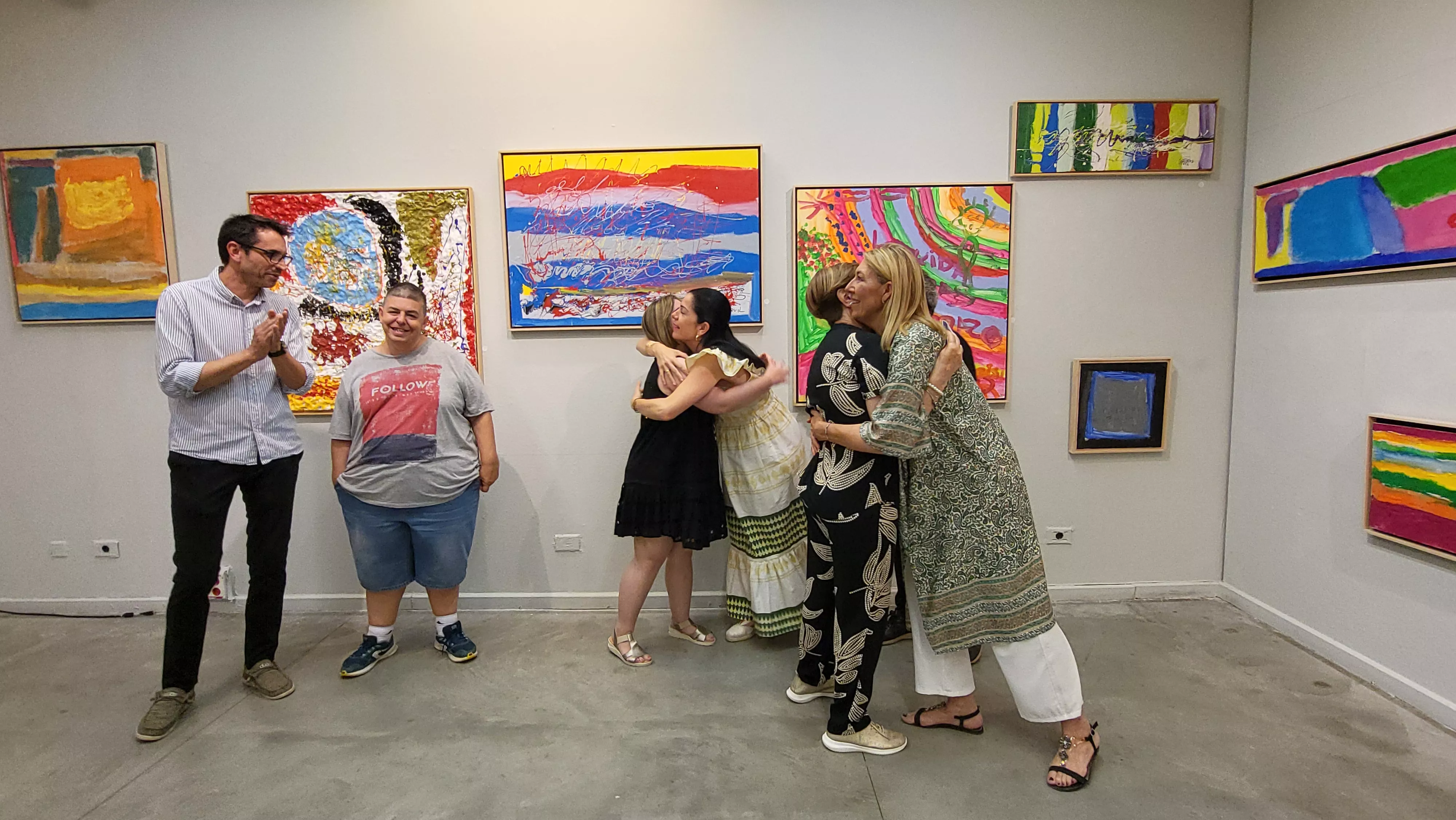 Exposición “Alma y Amor” de Cristina Buil, artista del Grupo ZehBRA de Valentia. Foto Mercedes Manterola