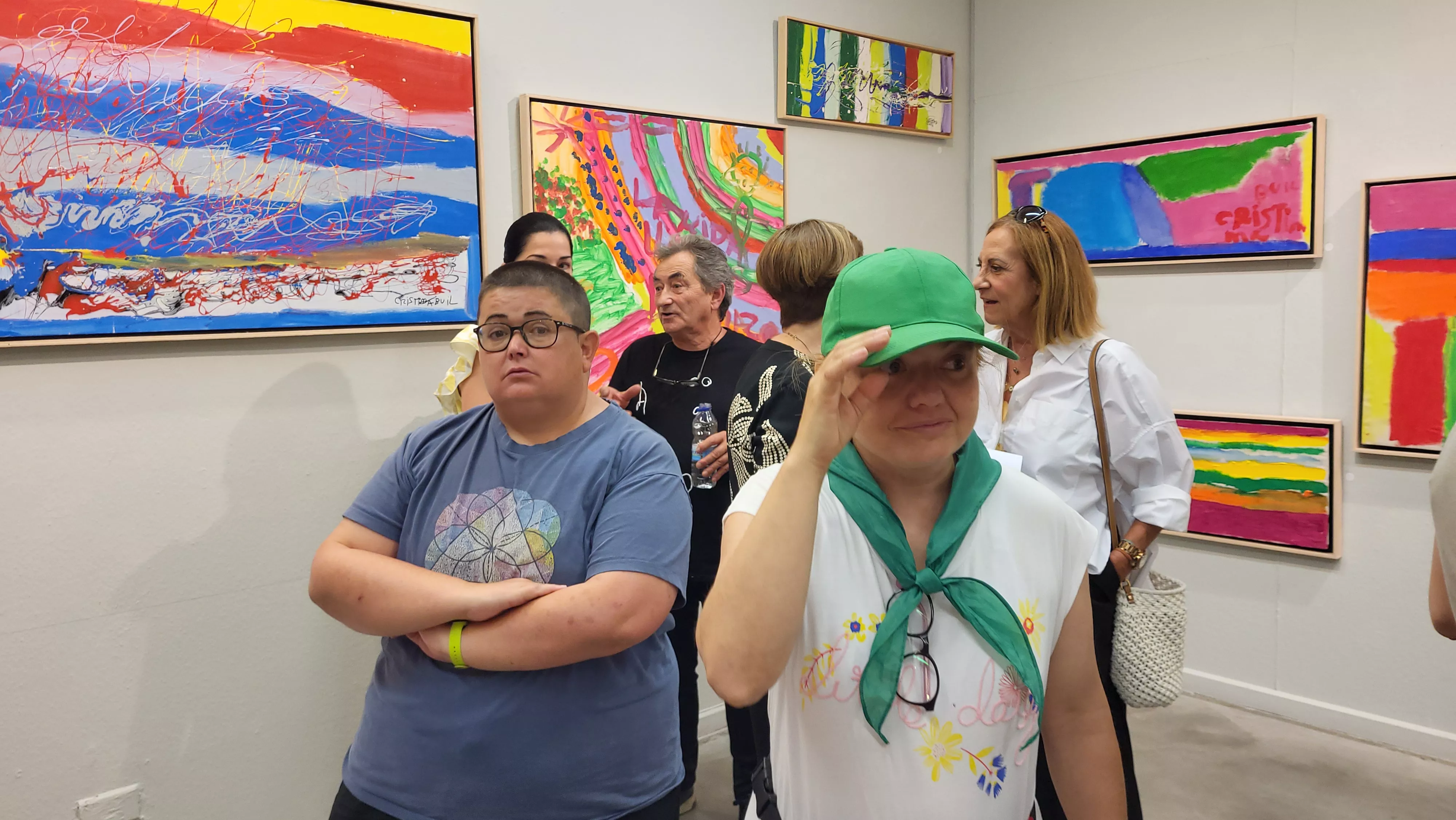 Exposición “Alma y Amor” de Cristina Buil, artista del Grupo ZehBRA de Valentia. Foto Mercedes Manterola