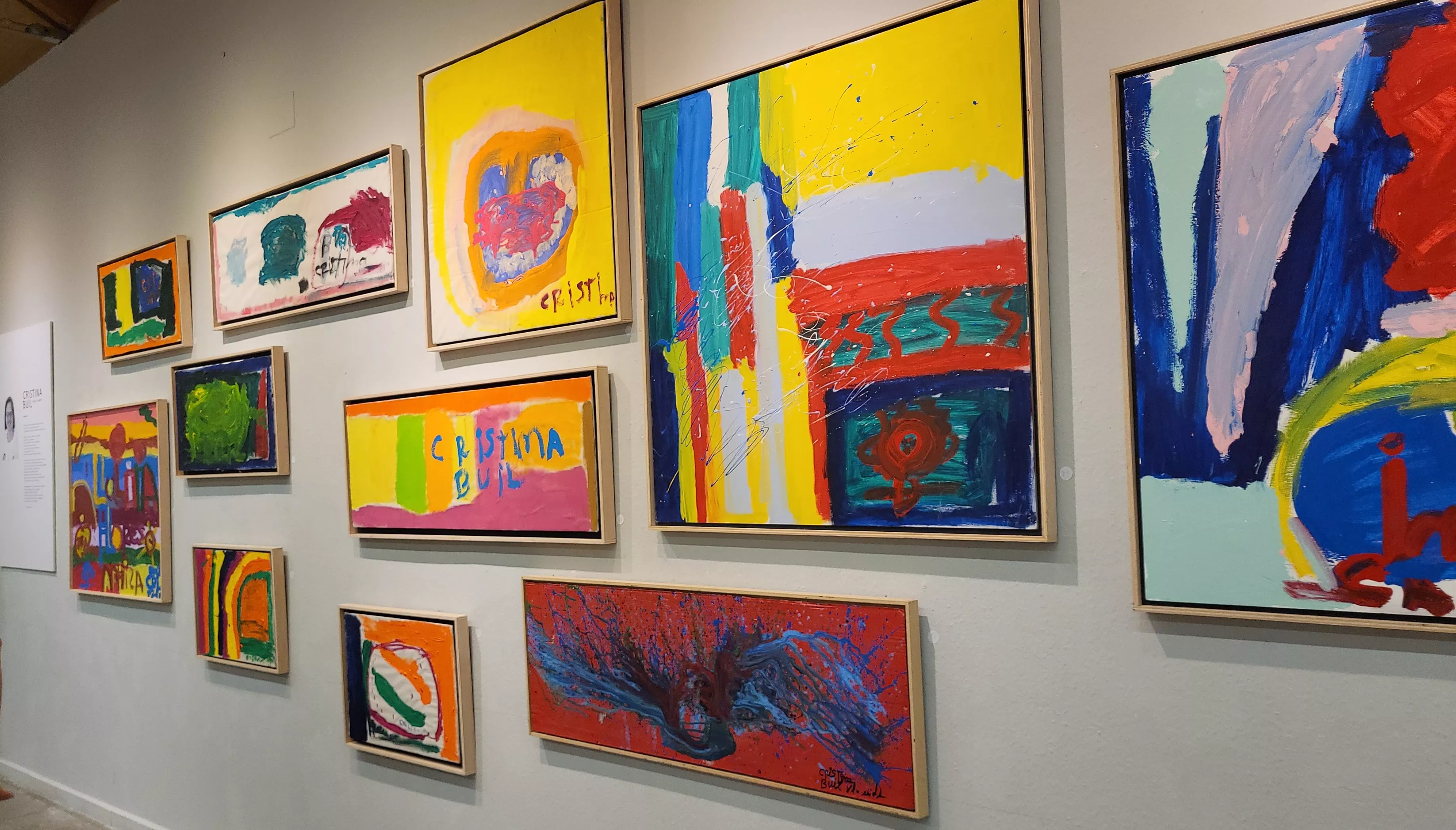 Exposición “Alma y Amor” de Cristina Buil, artista del Grupo ZehBRA de Valentia. Foto Mercedes Manterola