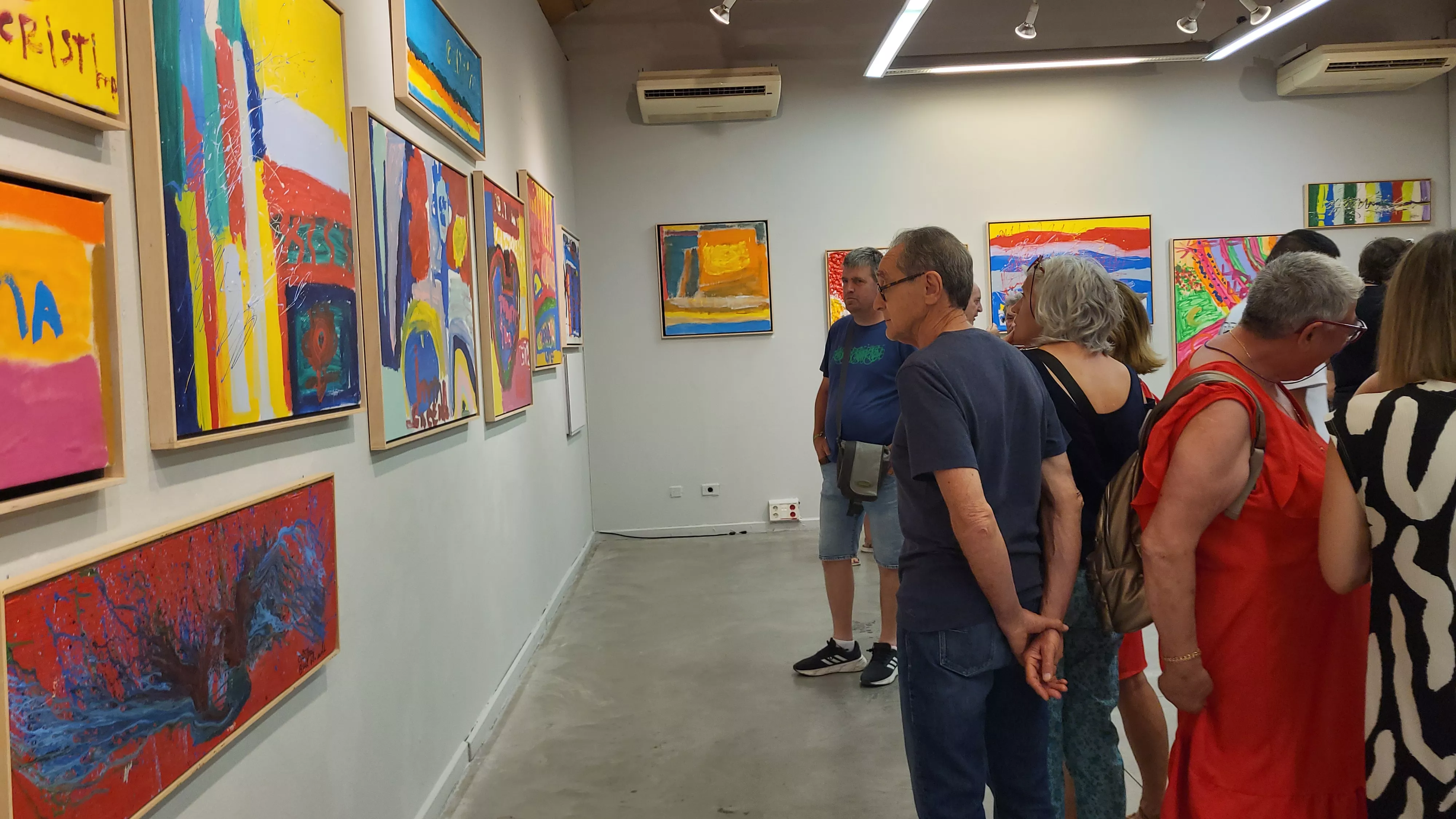 Exposición “Alma y Amor” de Cristina Buil, artista del Grupo ZehBRA de Valentia. Foto Mercedes Manterola