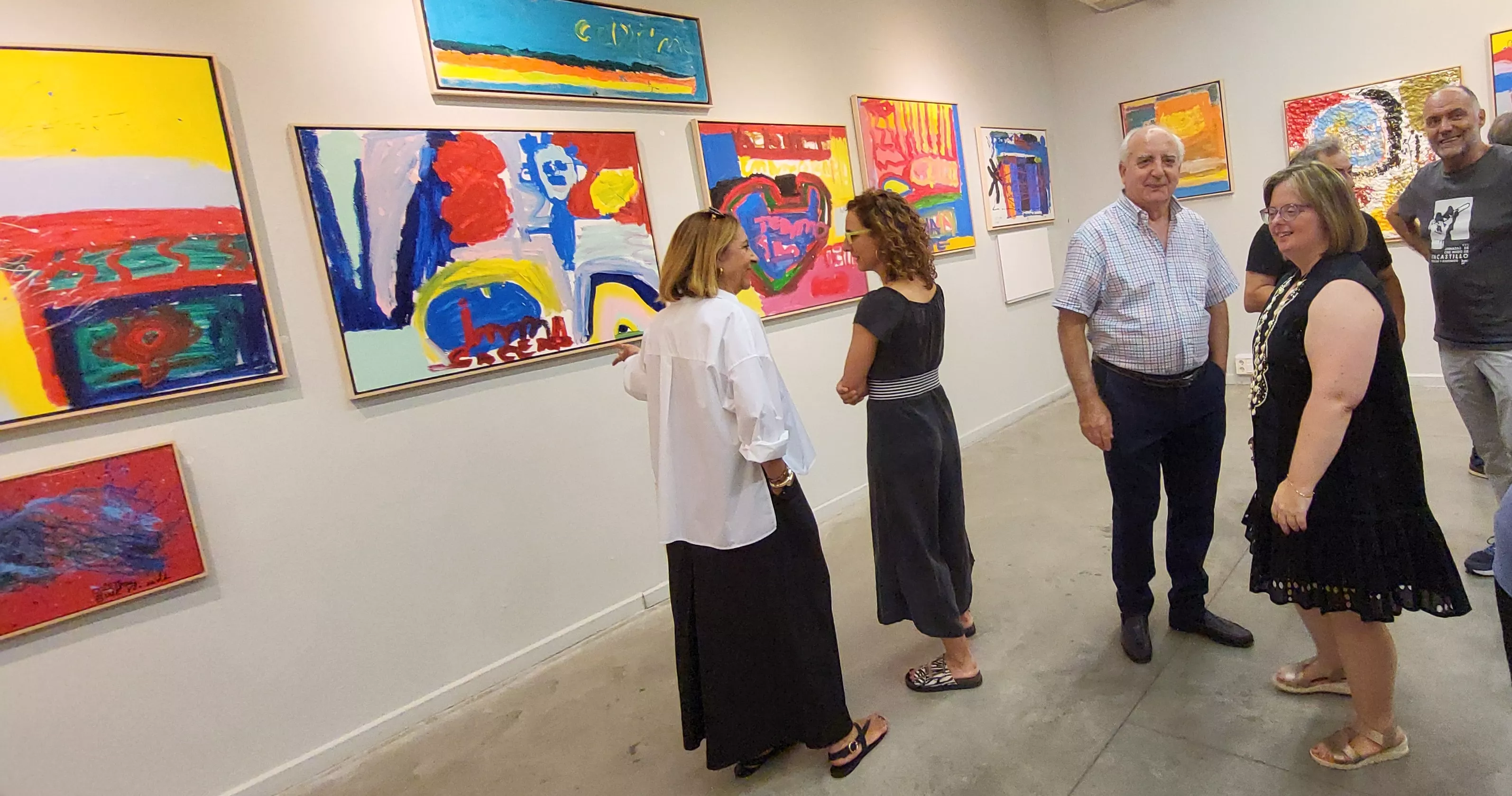 Exposición “Alma y Amor” de Cristina Buil, artista del Grupo ZehBRA de Valentia. Foto Mercedes Manterola