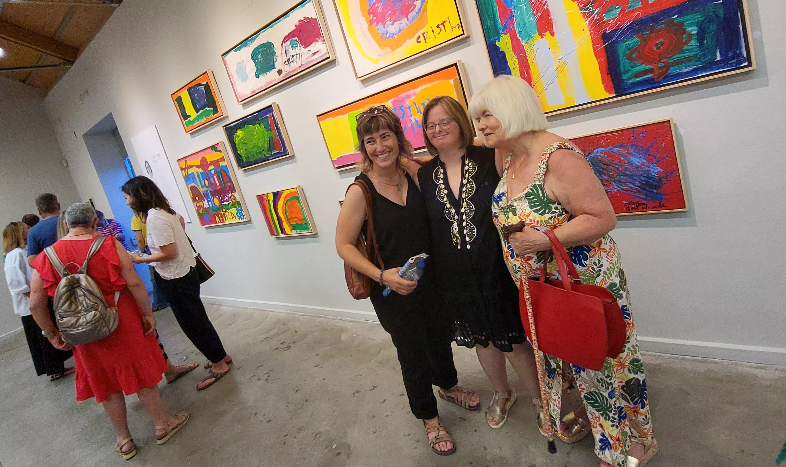 Exposición “Alma y Amor” de Cristina Buil, artista del Grupo ZehBRA de Valentia. Foto Mercedes Manterola