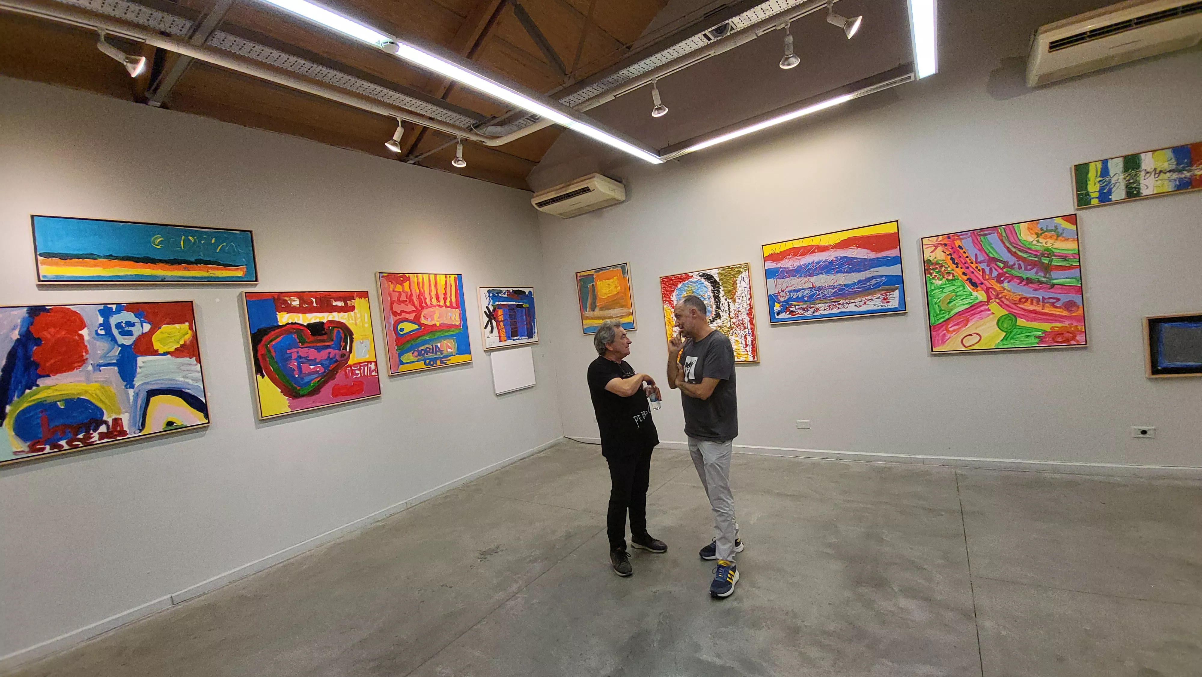 Exposición “Alma y Amor” de Cristina Buil, artista del Grupo ZehBRA de Valentia. Foto Mercedes Manterola