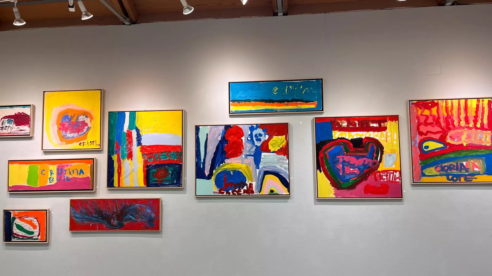 Exposición “Alma y Amor” de Cristina Buil, artista del Grupo ZehBRA de Valentia. Foto Mercedes Manterola