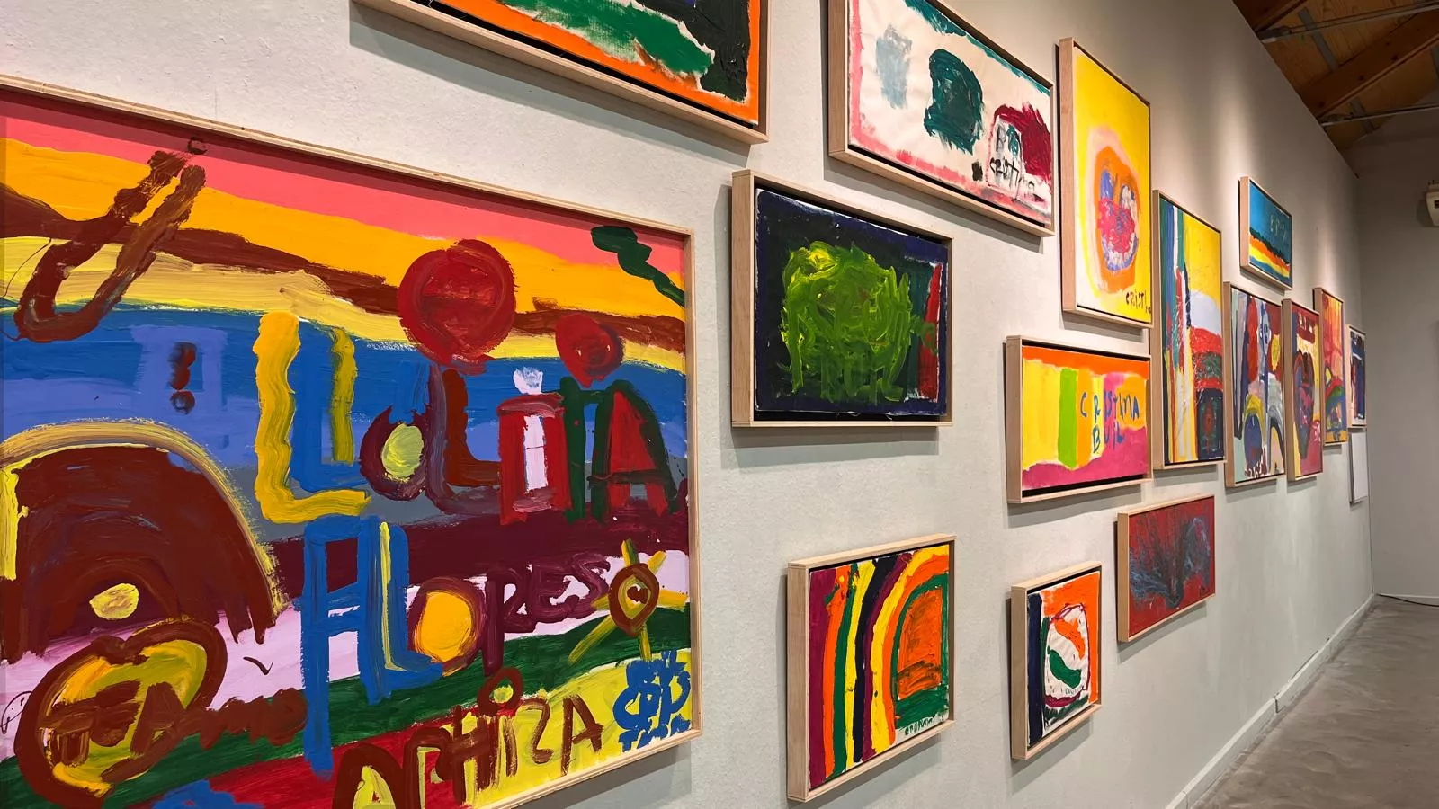 Exposición “Alma y Amor” de Cristina Buil, artista del Grupo ZehBRA de Valentia. Foto Mercedes Manterola