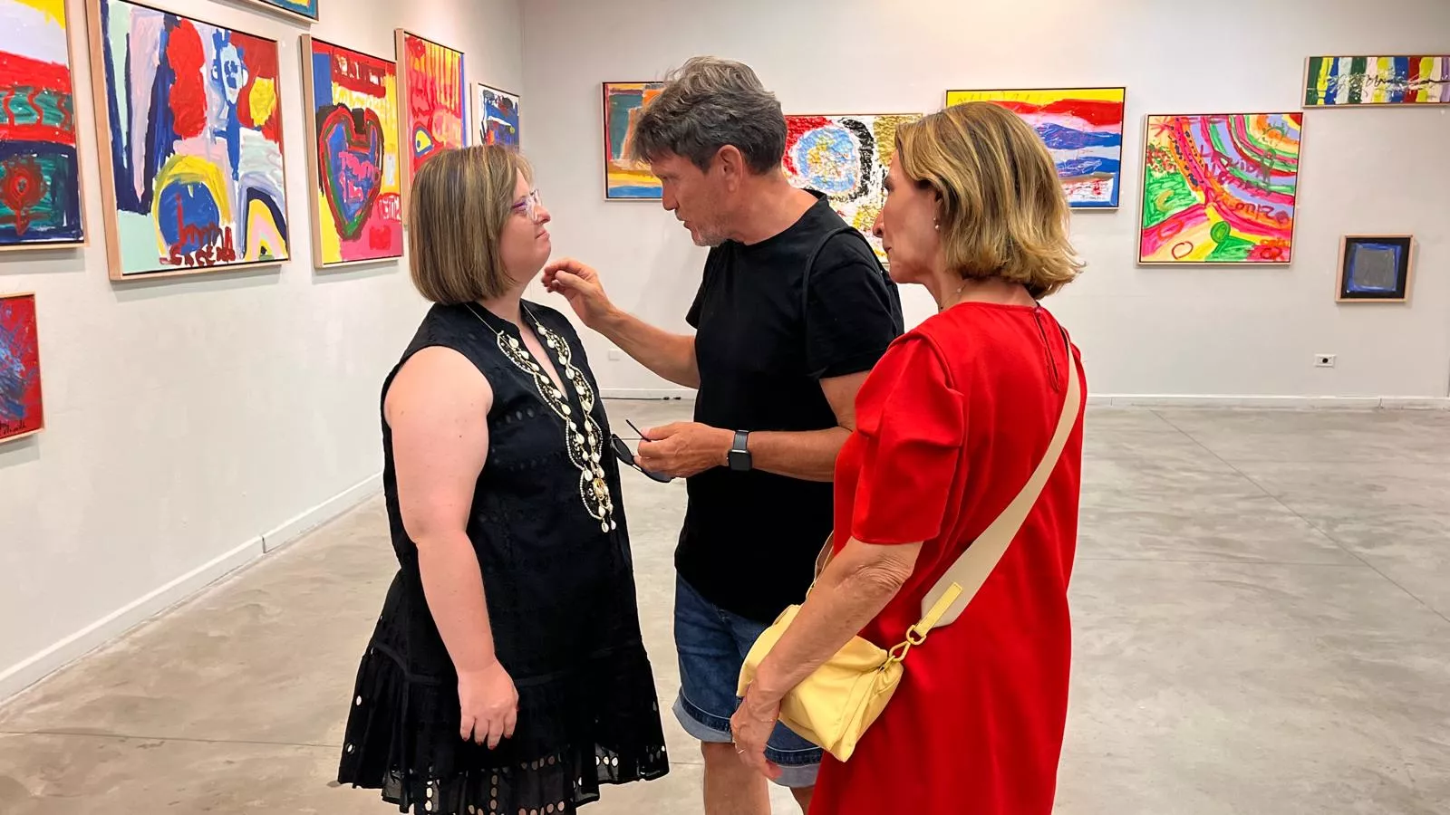 Exposición “Alma y Amor” de Cristina Buil, artista del Grupo ZehBRA de Valentia. Foto Mercedes Manterola