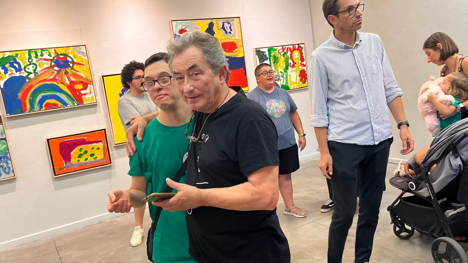 Exposición “Alma y Amor” de Cristina Buil, artista del Grupo ZehBRA de Valentia. Foto Mercedes Manterola