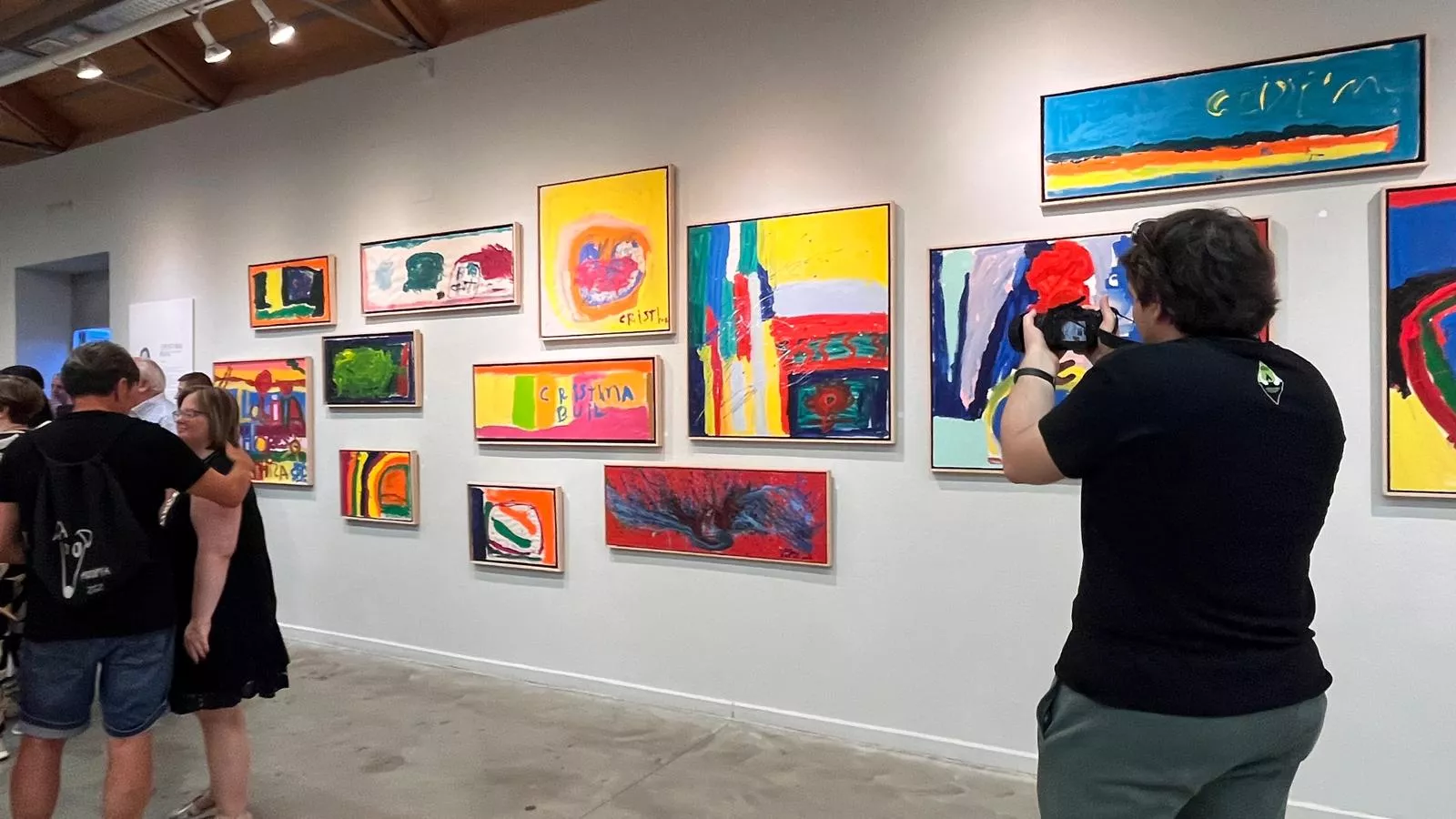 Exposición “Alma y Amor” de Cristina Buil, artista del Grupo ZehBRA de Valentia. Foto Mercedes Manterola