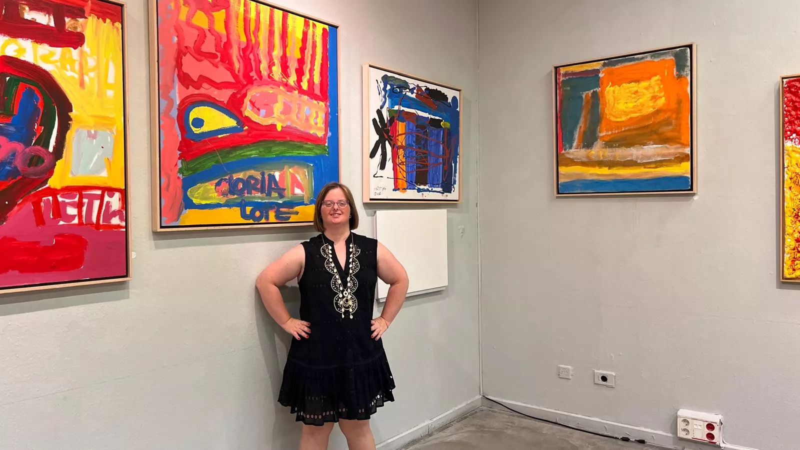 Exposición “Alma y Amor” de Cristina Buil, artista del Grupo ZehBRA de Valentia. Foto Mercedes Manterola