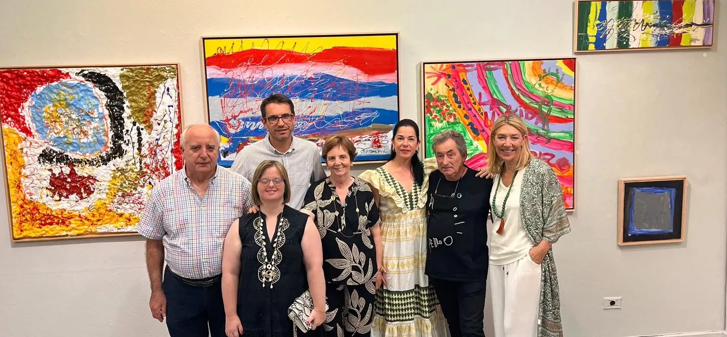 Exposición “Alma y Amor” de Cristina Buil, artista del Grupo ZehBRA de Valentia. Foto Mercedes Manterola