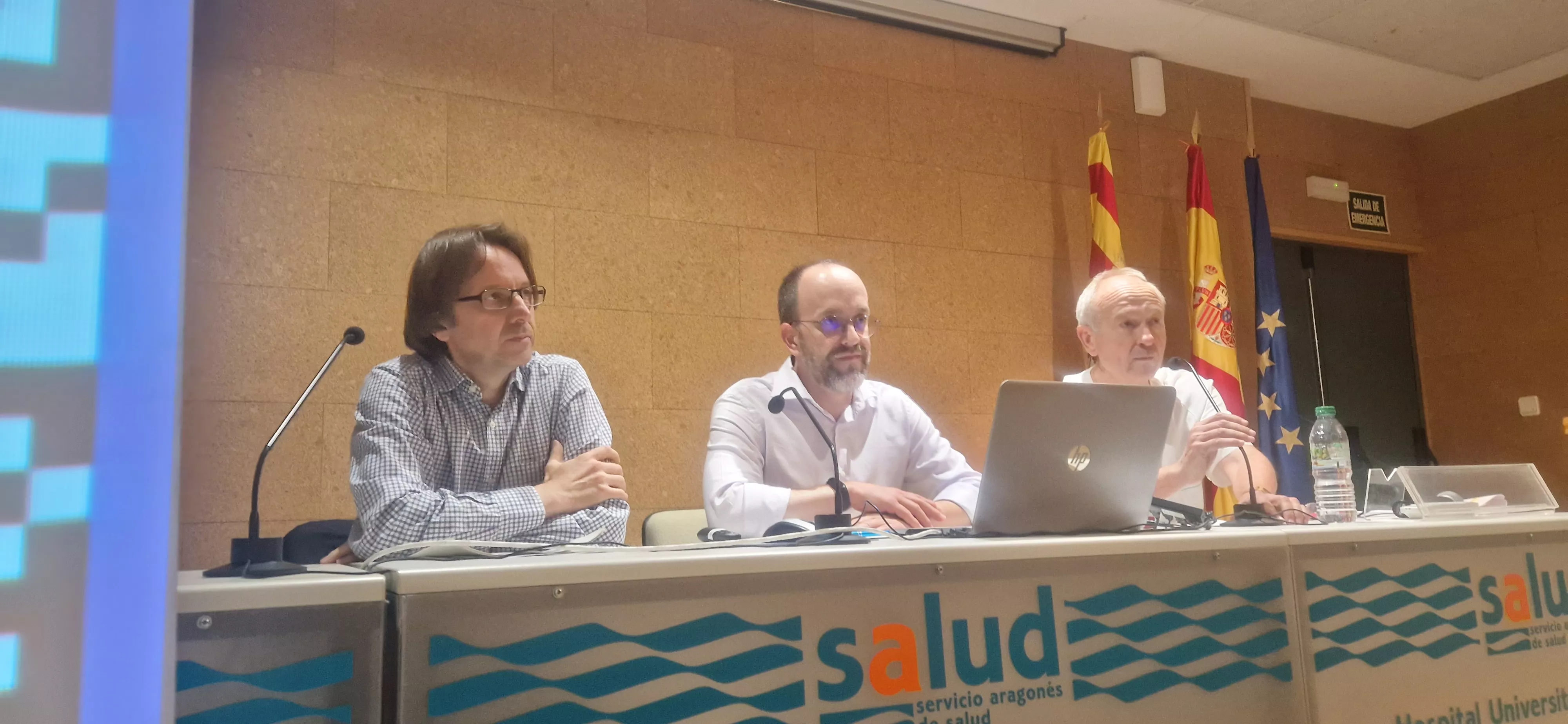 Javier Olivera, Manuel Corbera y Carmelo Pelegrín. Foto Myriam Martínez