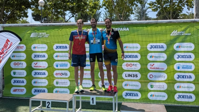 Alberto Bailac (Hinaco), subcampeón de España M-35 en 400 vallas Alberto Bailac (Hinaco), subcampeón de España M-35 en 400 vallas