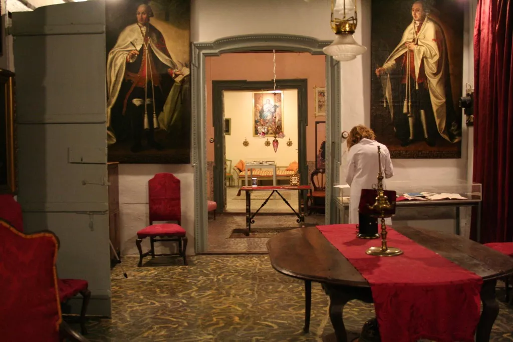 Interior del Palacio de los Barones de Valdeolivos. Foto Museo de Huesca