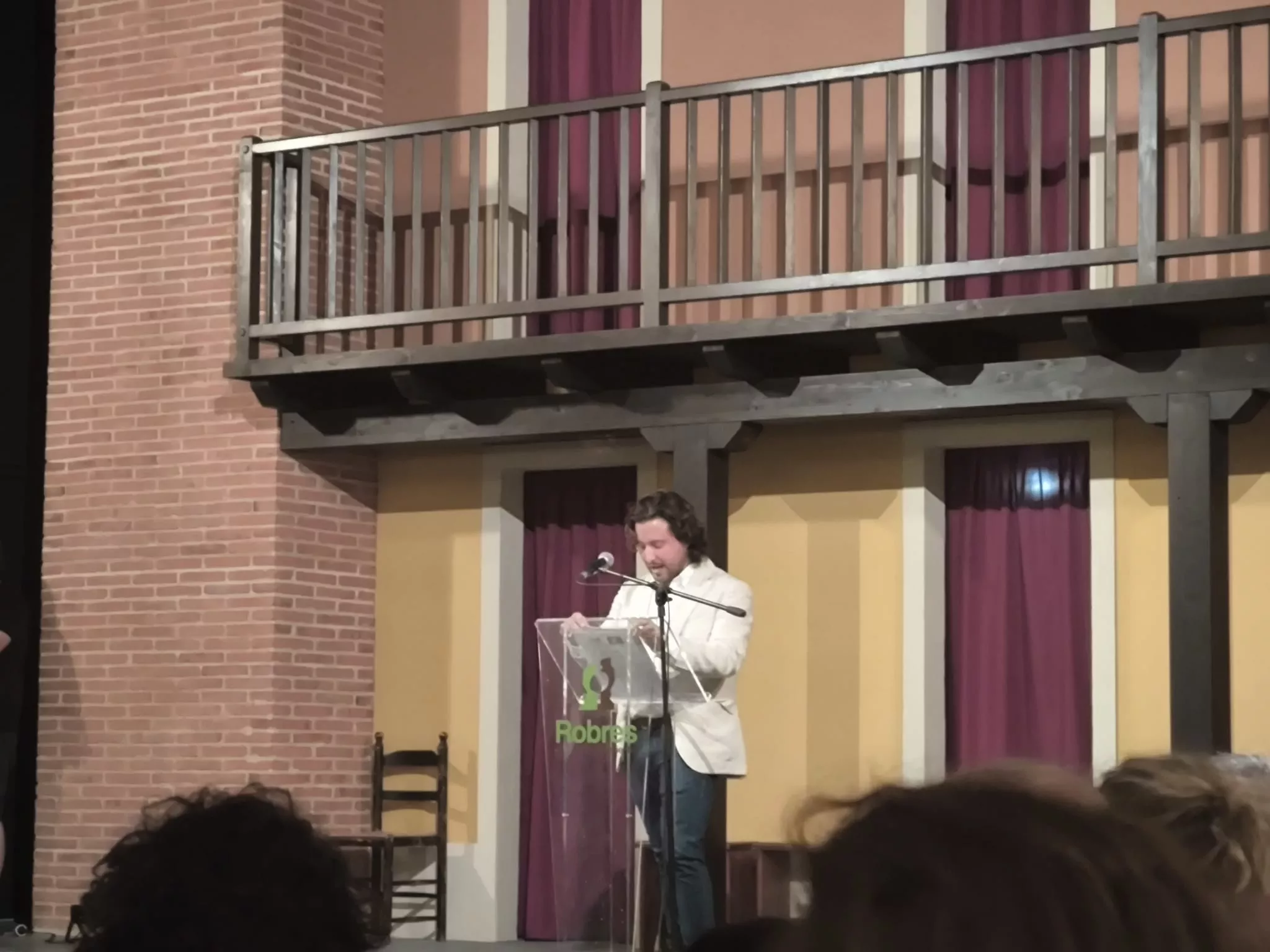 Inauguración del Corral de Comedias de Robres. Foto Nati Ballarín