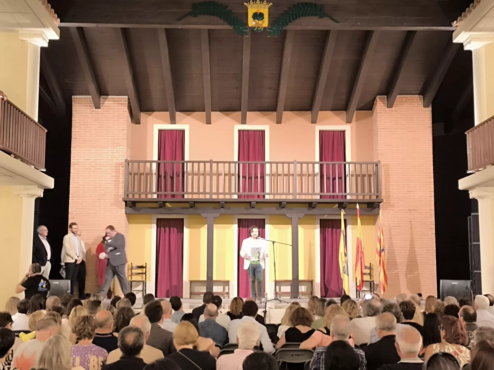 Inauguración del Corral de Comedias de Robres. Foto Nati Ballarín