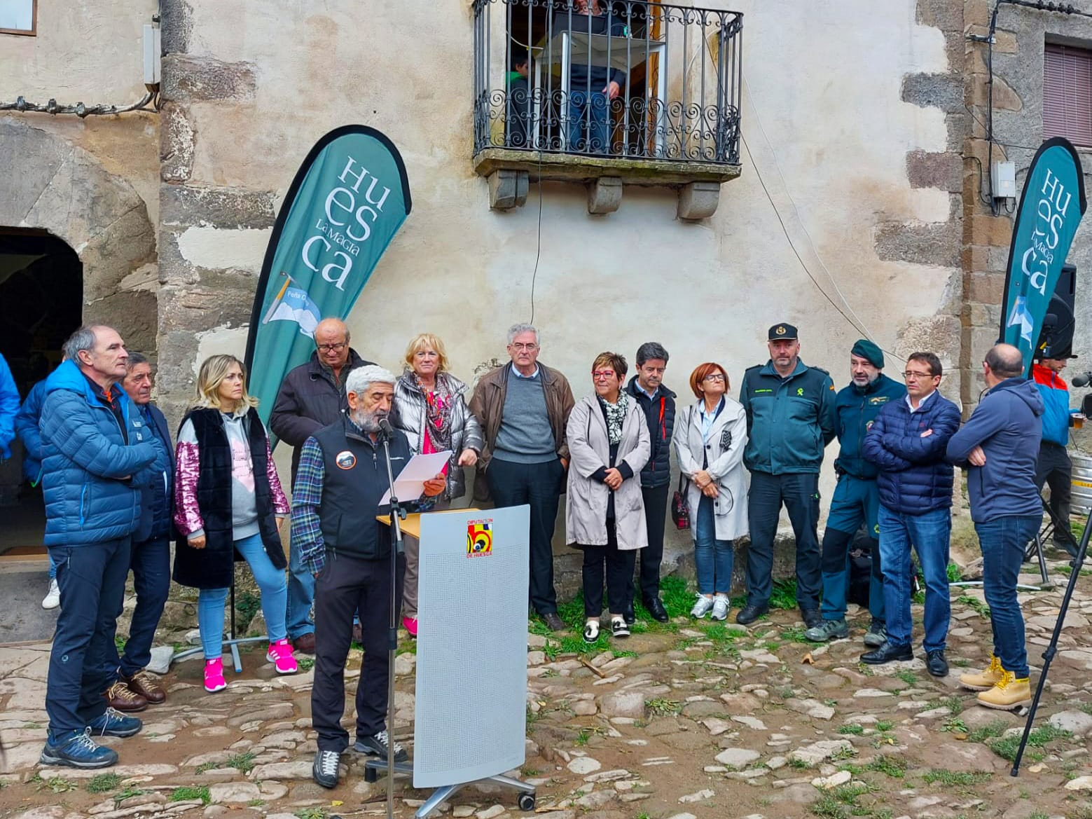 Inauguración del refugio de Nocito. FOTO VERÓNICA DE CASTRO (AYUNTAMIENTO DE HUESCA)