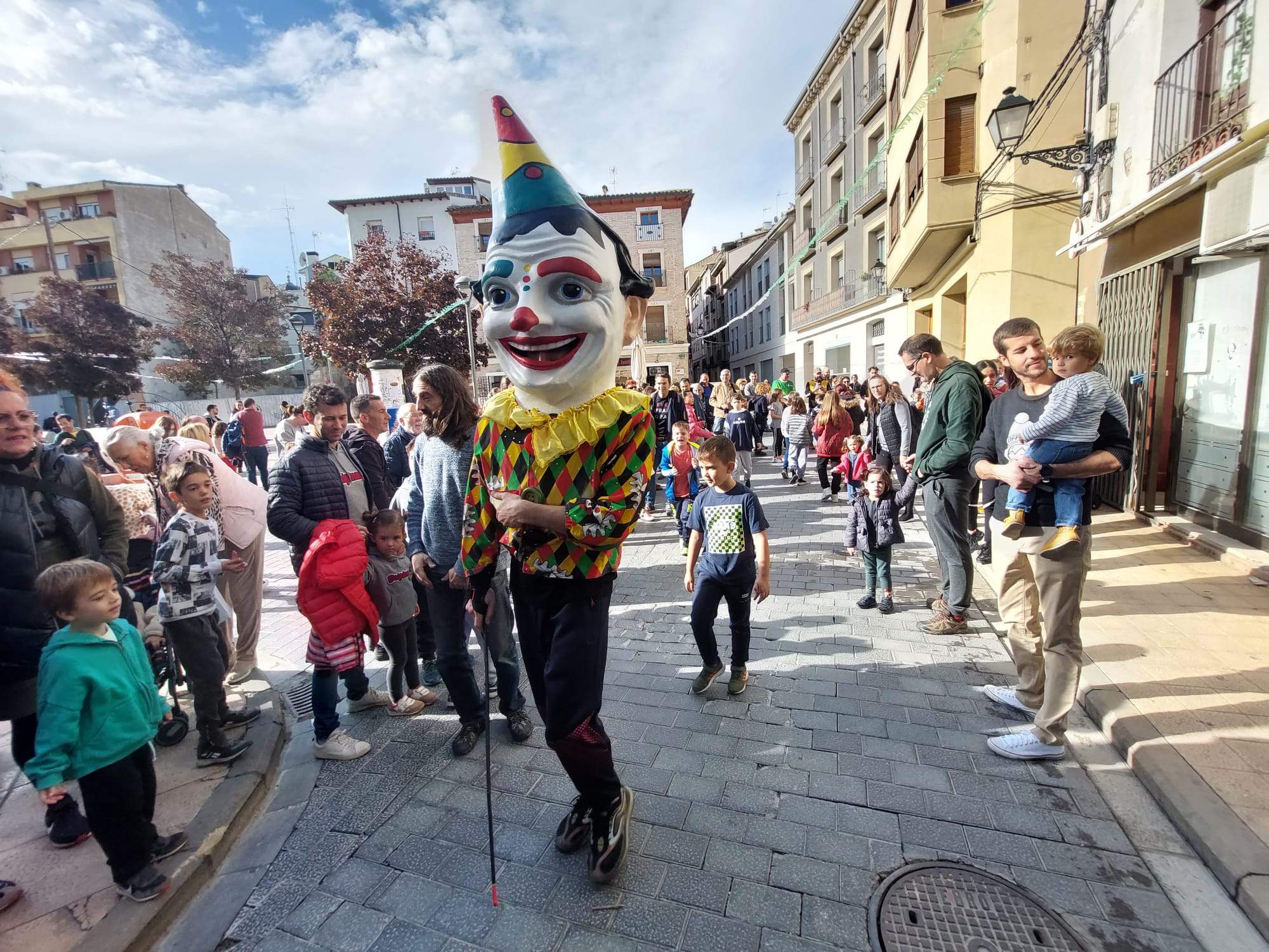 Última salida de fiestas de Payaso y la Abueleta