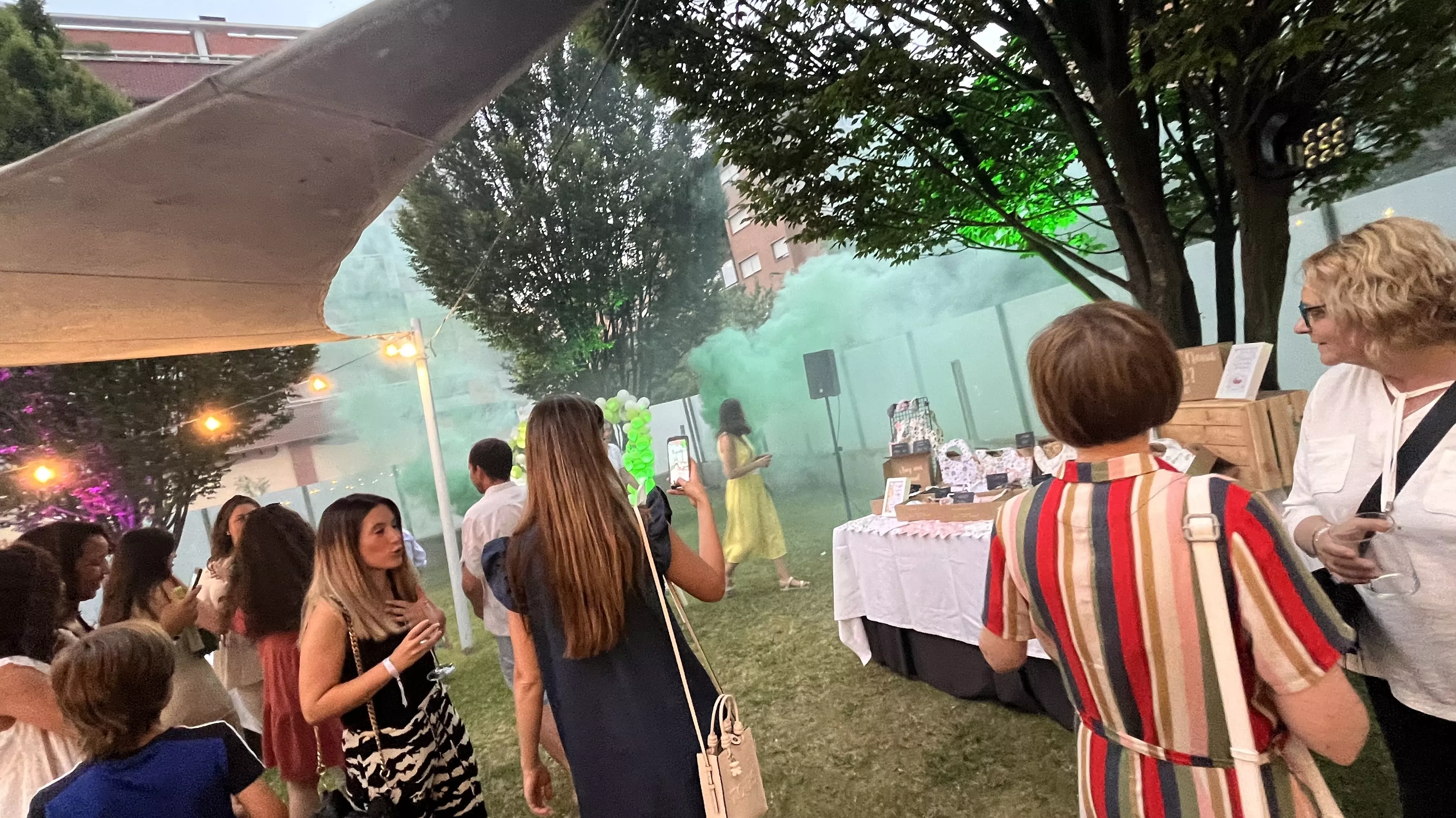 Fiesta del segundo aniversario de Cariñetes y la presentación de su colección laurentina. Foto Mercedes Manterola