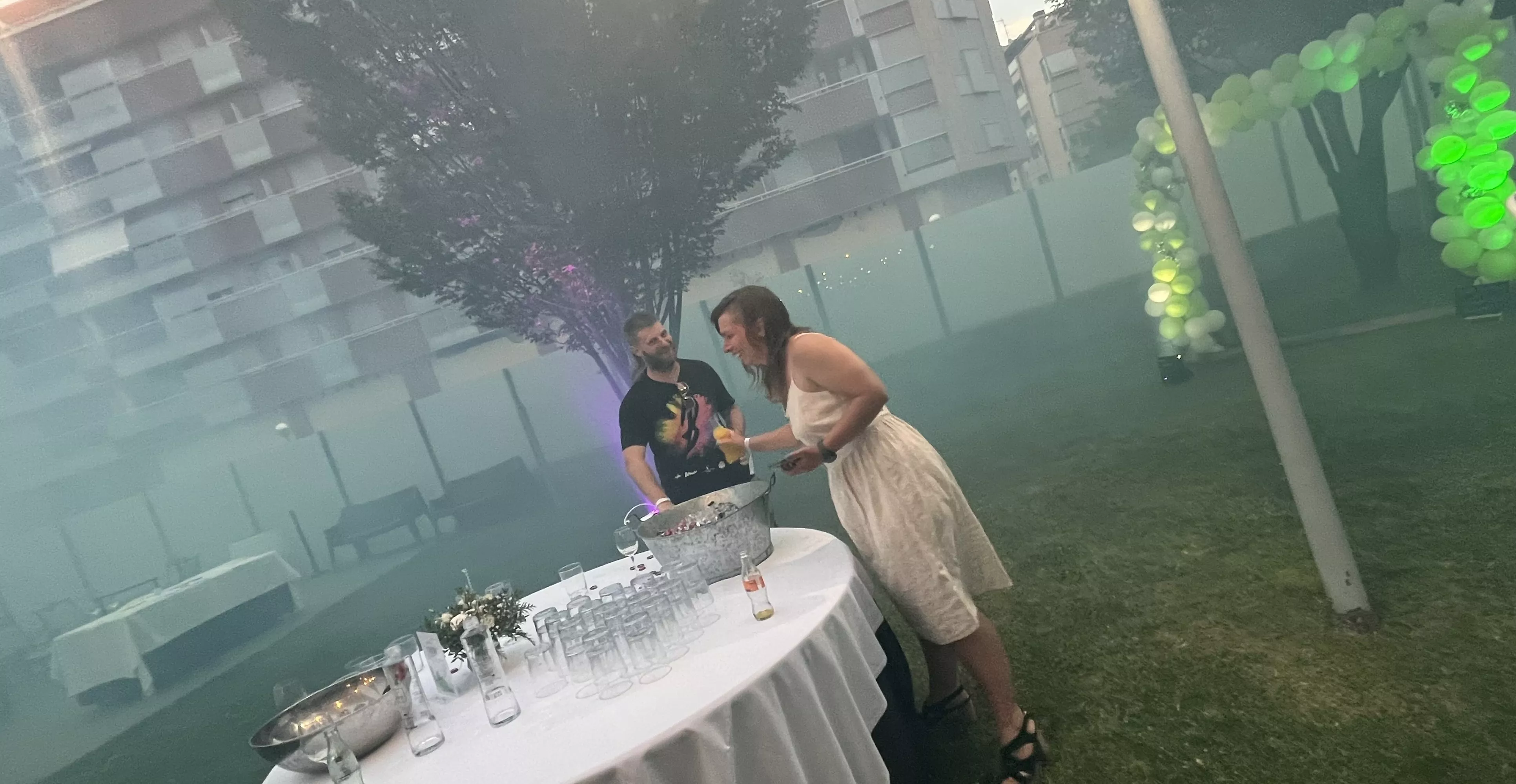 Fiesta del segundo aniversario de Cariñetes y la presentación de su colección laurentina. Foto Mercedes Manterola