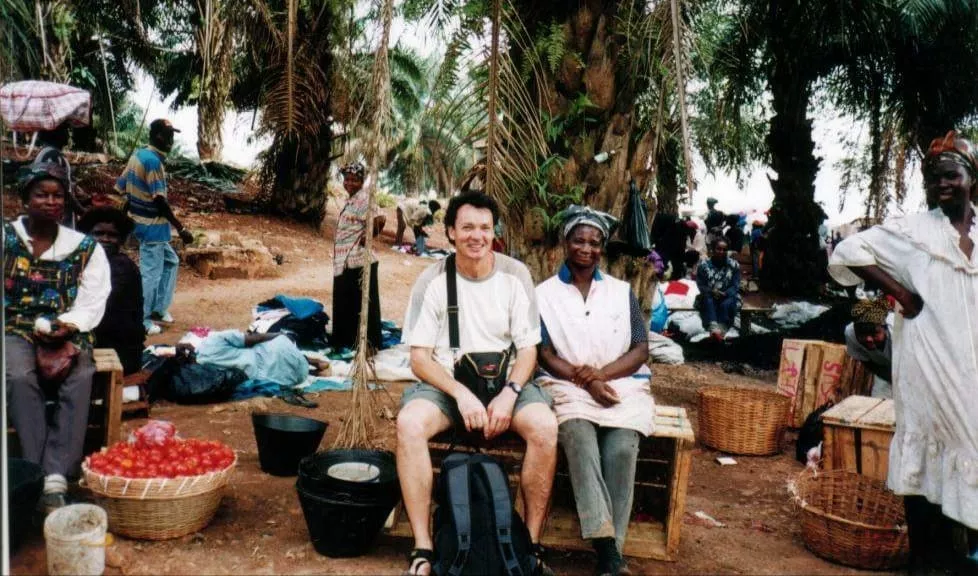 Marco Pascual, en Togo, donde fue sometido a un secuestro policial