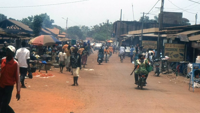 Un poblado en Togo Un poblado en Togo
