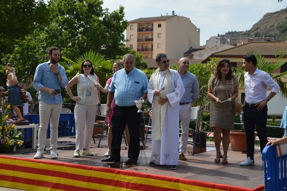 Los transportistas celebran San Cristóbal en Monzón.