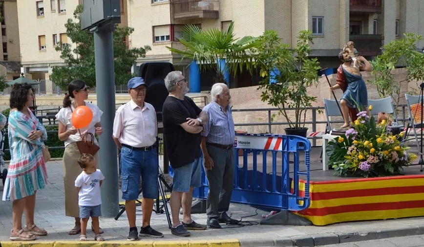 Los transportistas celebran San Cristóbal en Monzón.