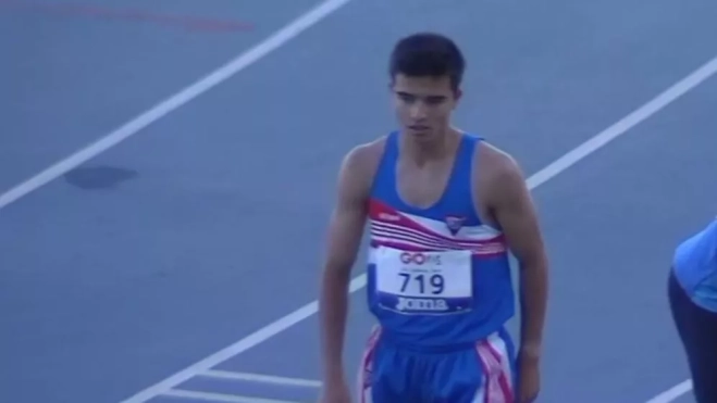 Javi Alamañac, tras ganar su semifinal. Javi Alamañac, tras ganar su semifinal.