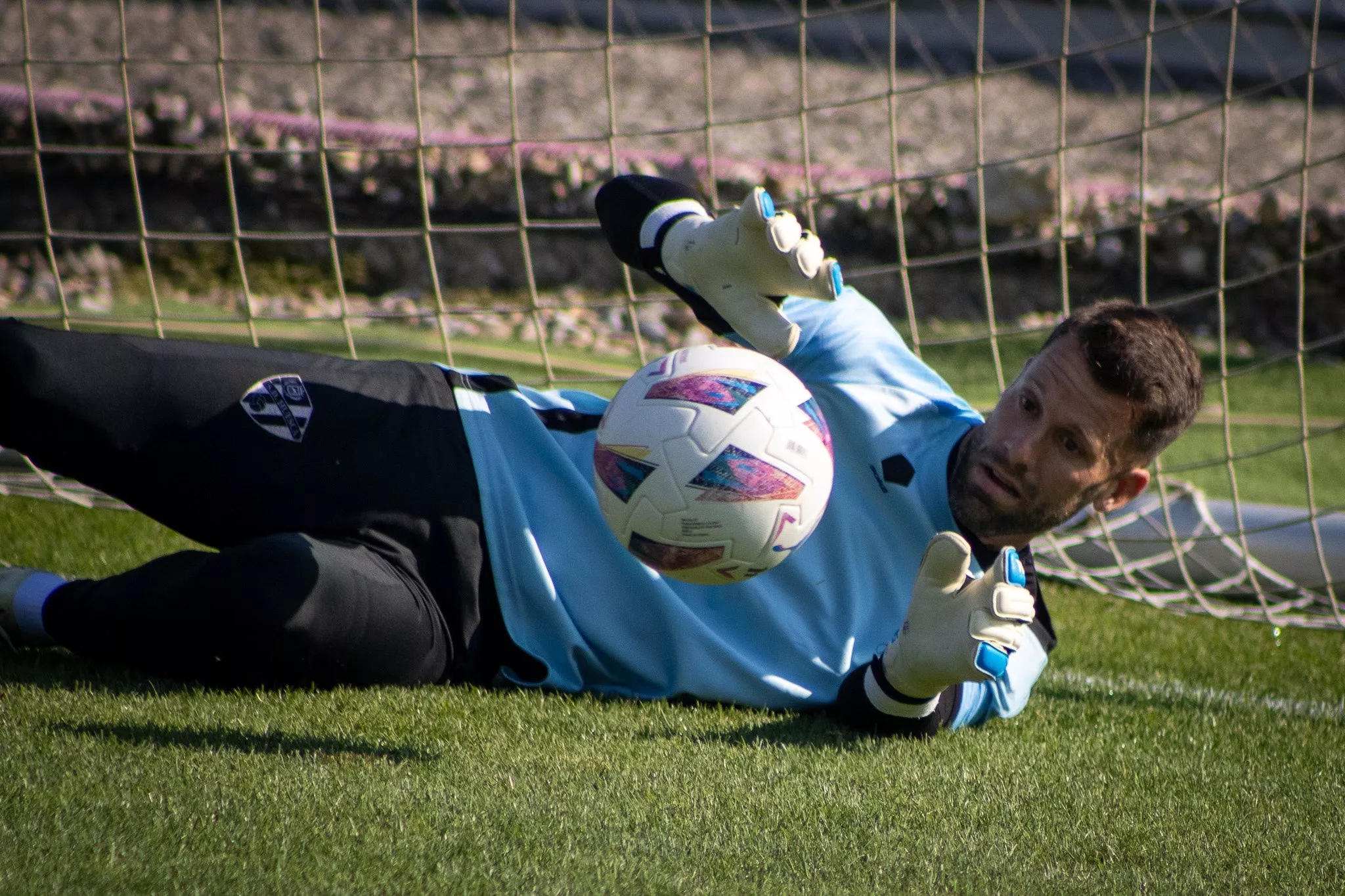 Dani Jiménez, portero del Huesca.