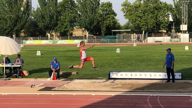 José Bayona, en plena competición. José Bayona, en plena competición.