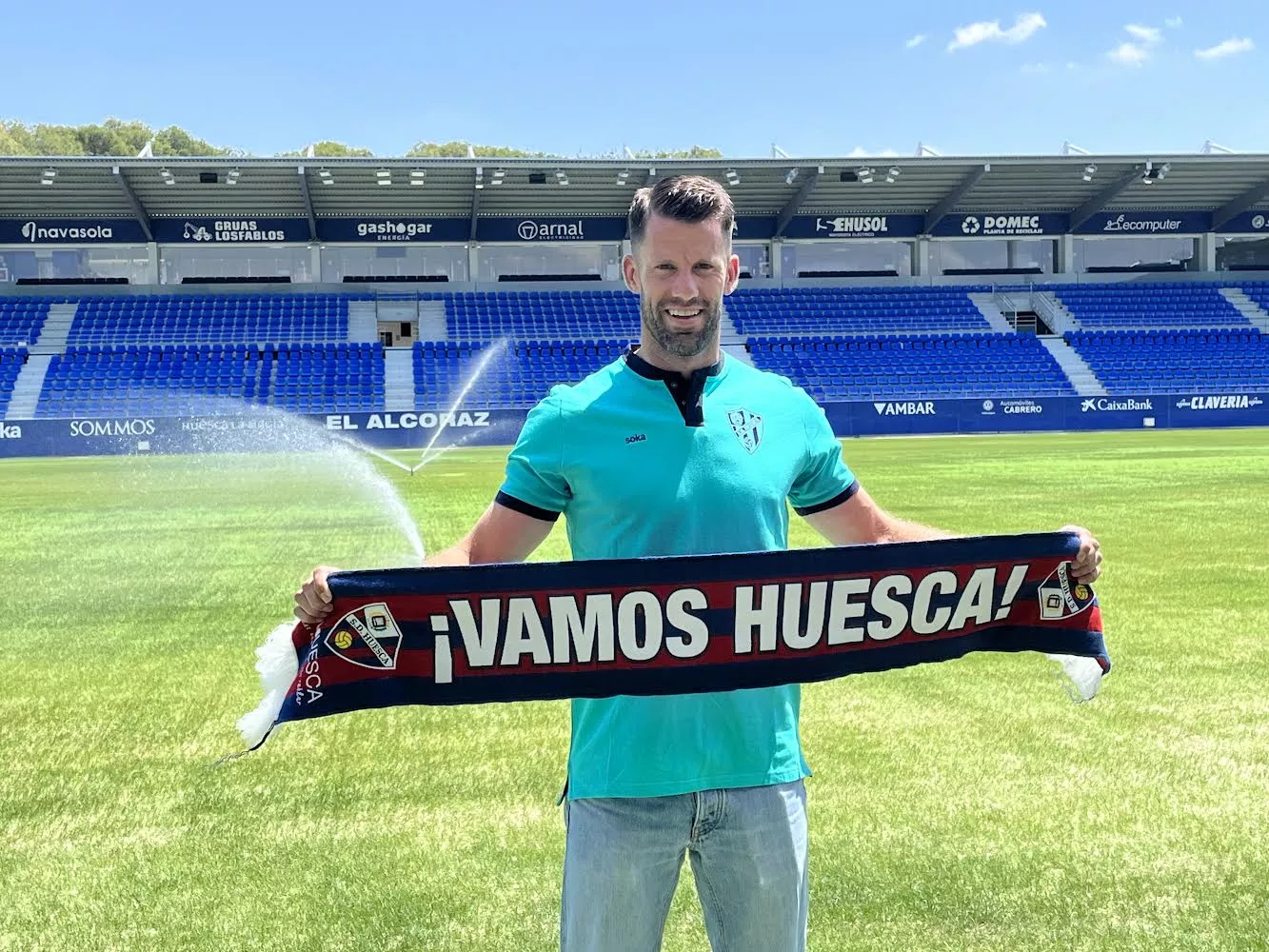 Dani Jiménez, “trabajo y ambición” para la SD Huesca