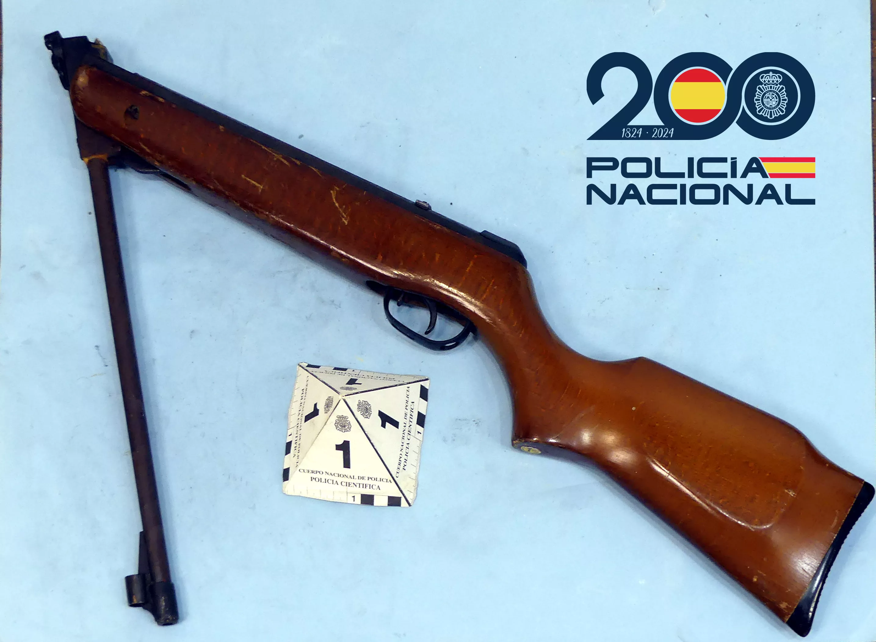 Carabina intervenida al joven