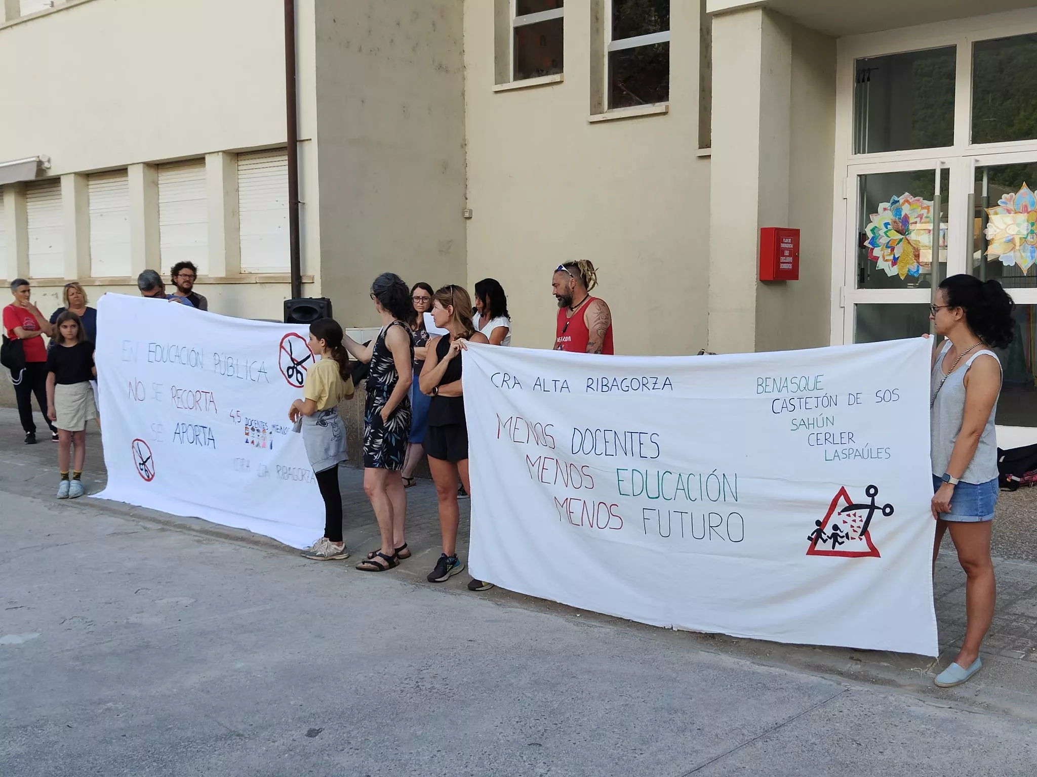 Concentración del CRA Alta Ribagorza en Castejón de Sos