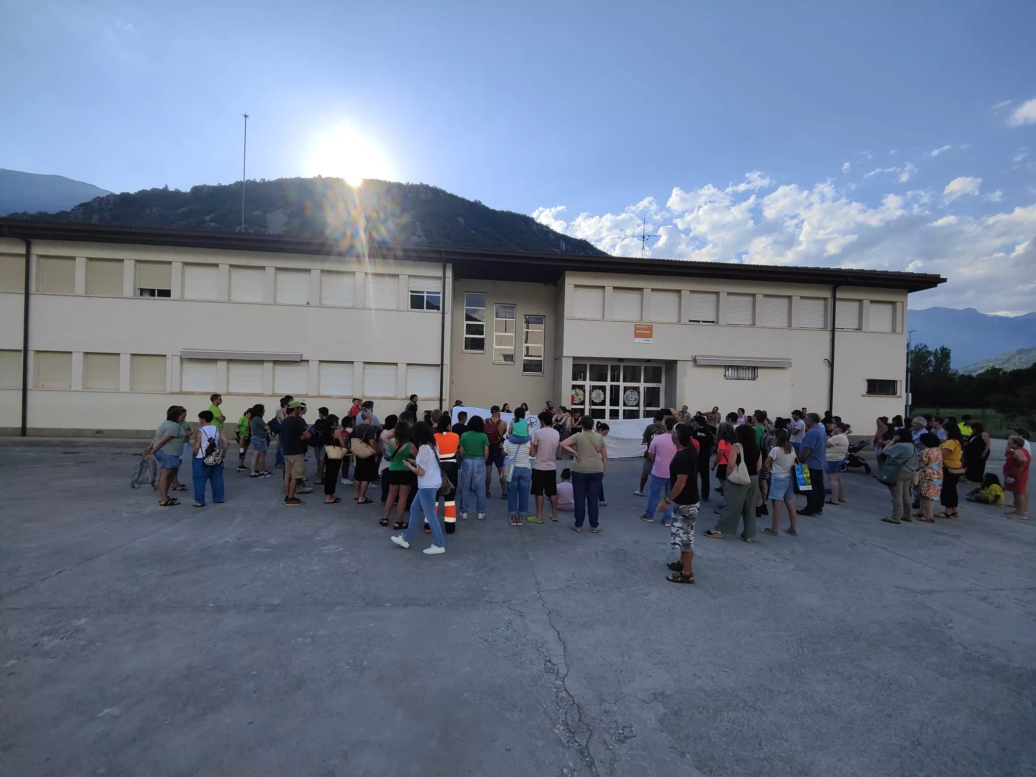 Concentración del CRA Alta Ribagorza en Castejón de Sos