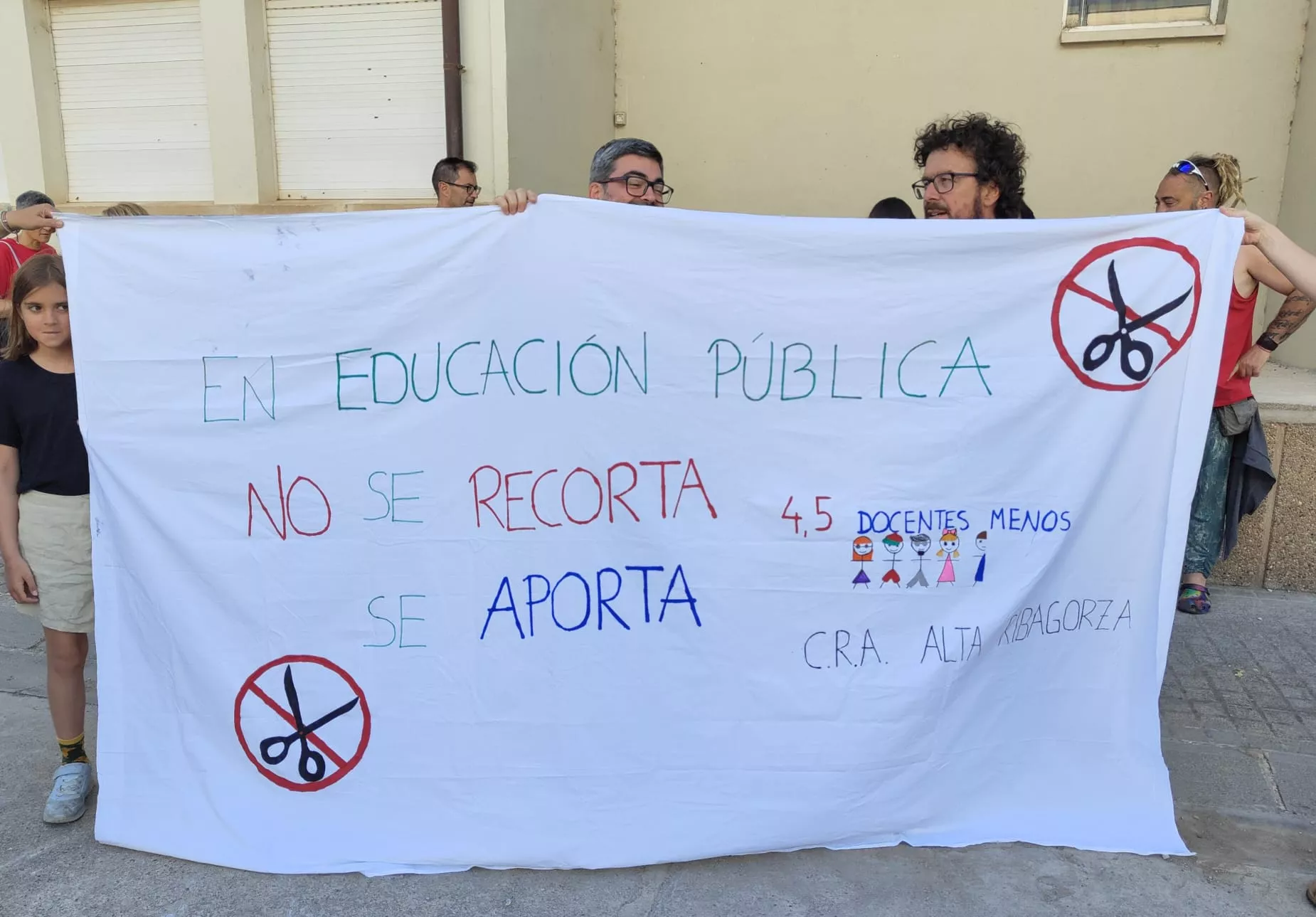 Concentración del CRA Alta Ribagorza en Castejón de Sos