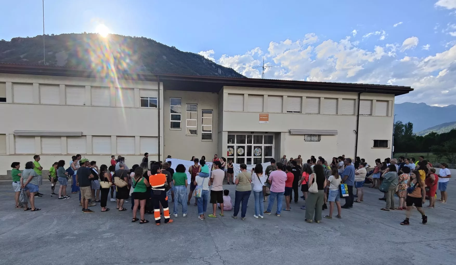 Concentración del CRA Alta Ribagorza en Castejón de Sos